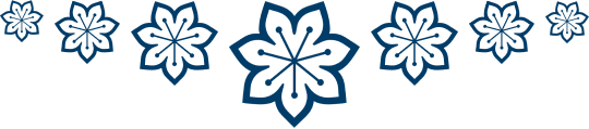 A constellation of several Region Värmlands flower logos acts as a decorative text divider.