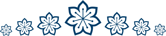 A constellation of several Region Värmlands flower logos acts as a decorative text divider.