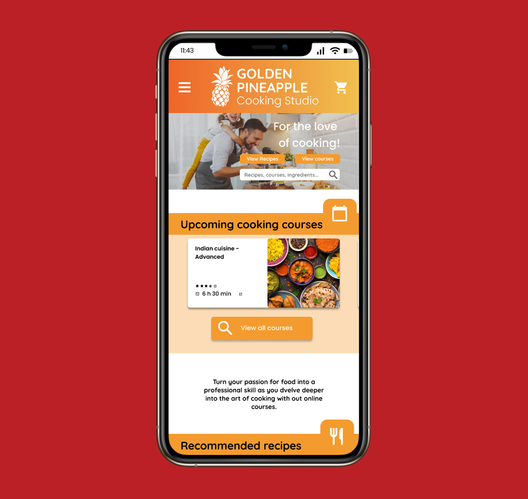 Landing page (Mobile)