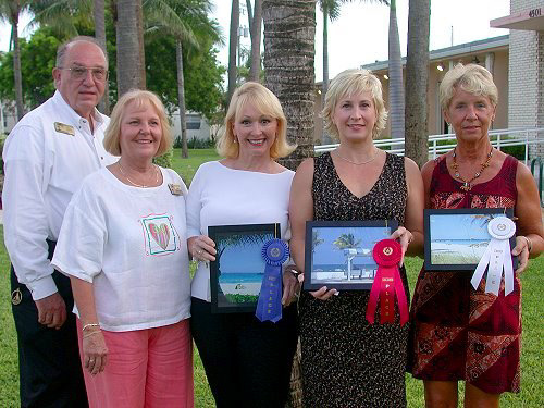 Me with my red 2nd place ribbon