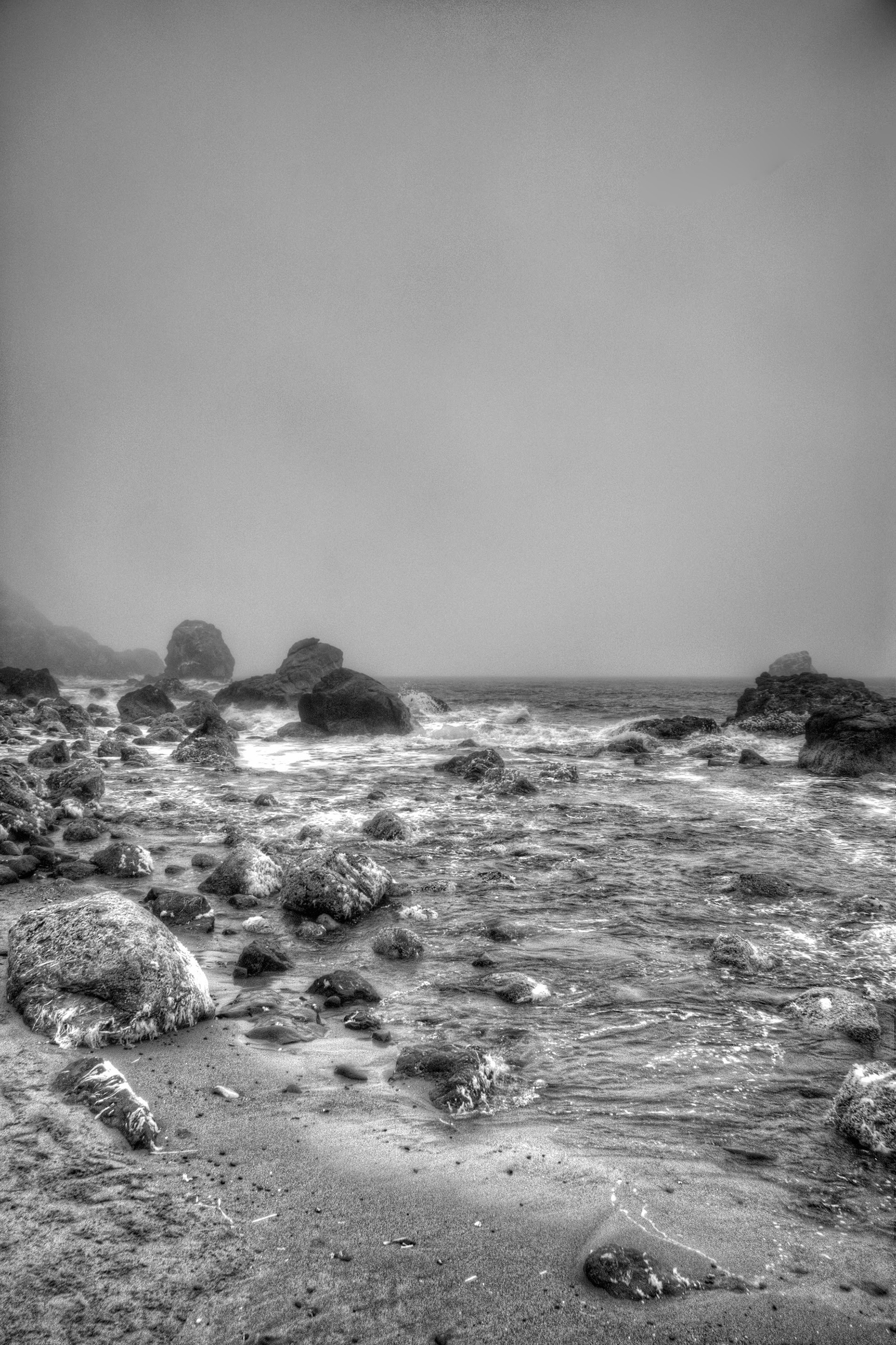 San Fran Coast B&W