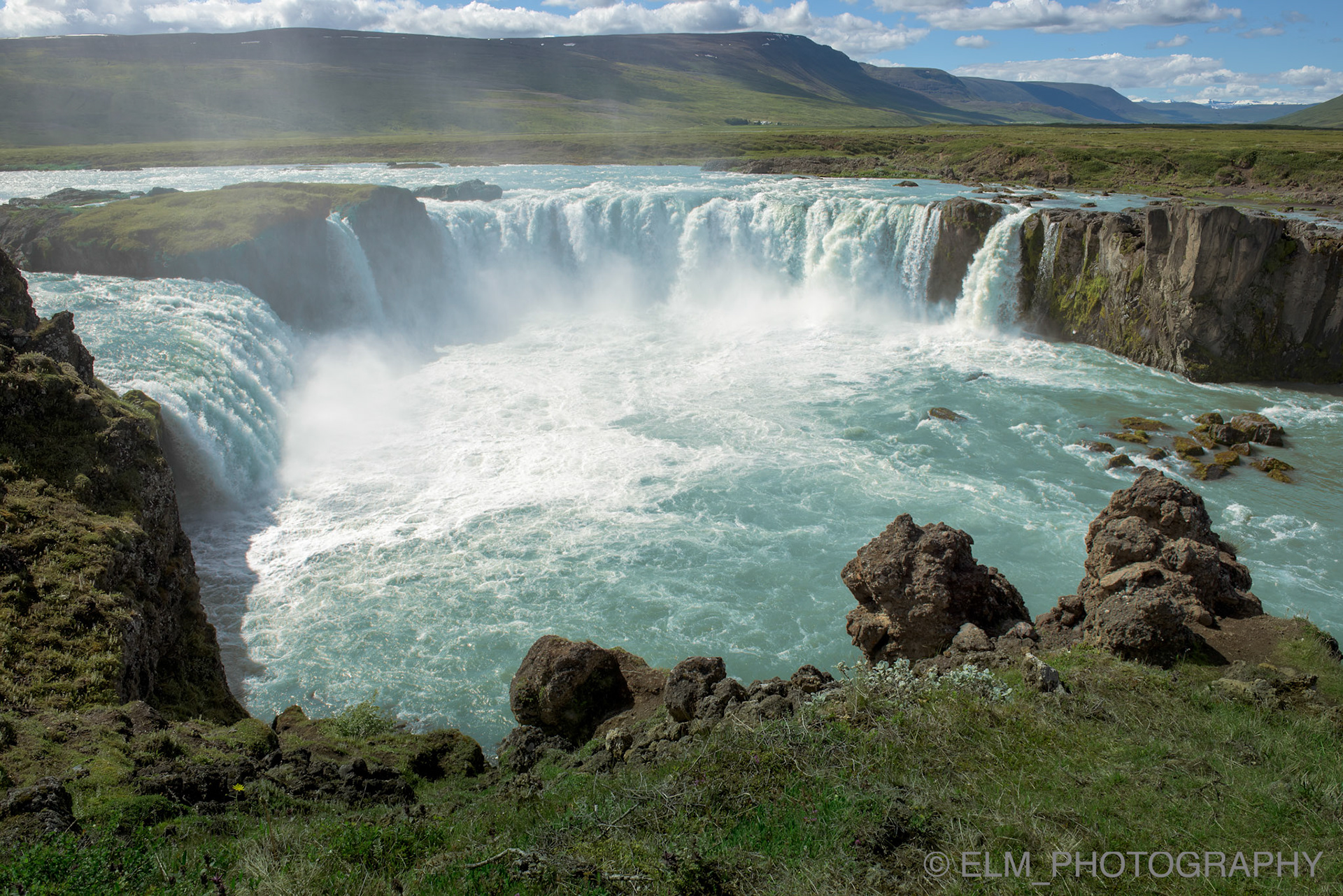 Godafoss Fosshóll Iceland July 2022