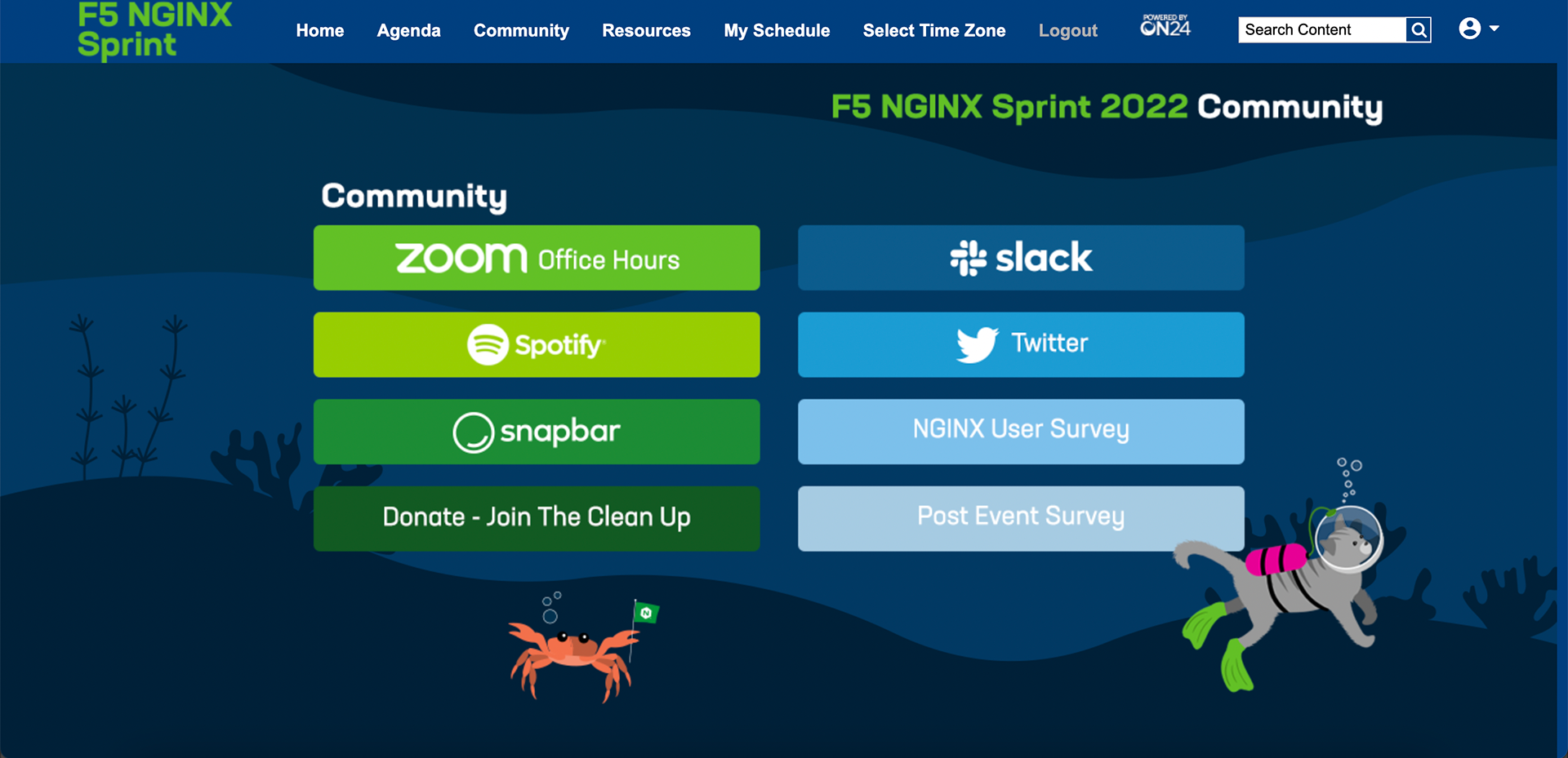 F5 NGINX Sprint 2022 VC Community Page