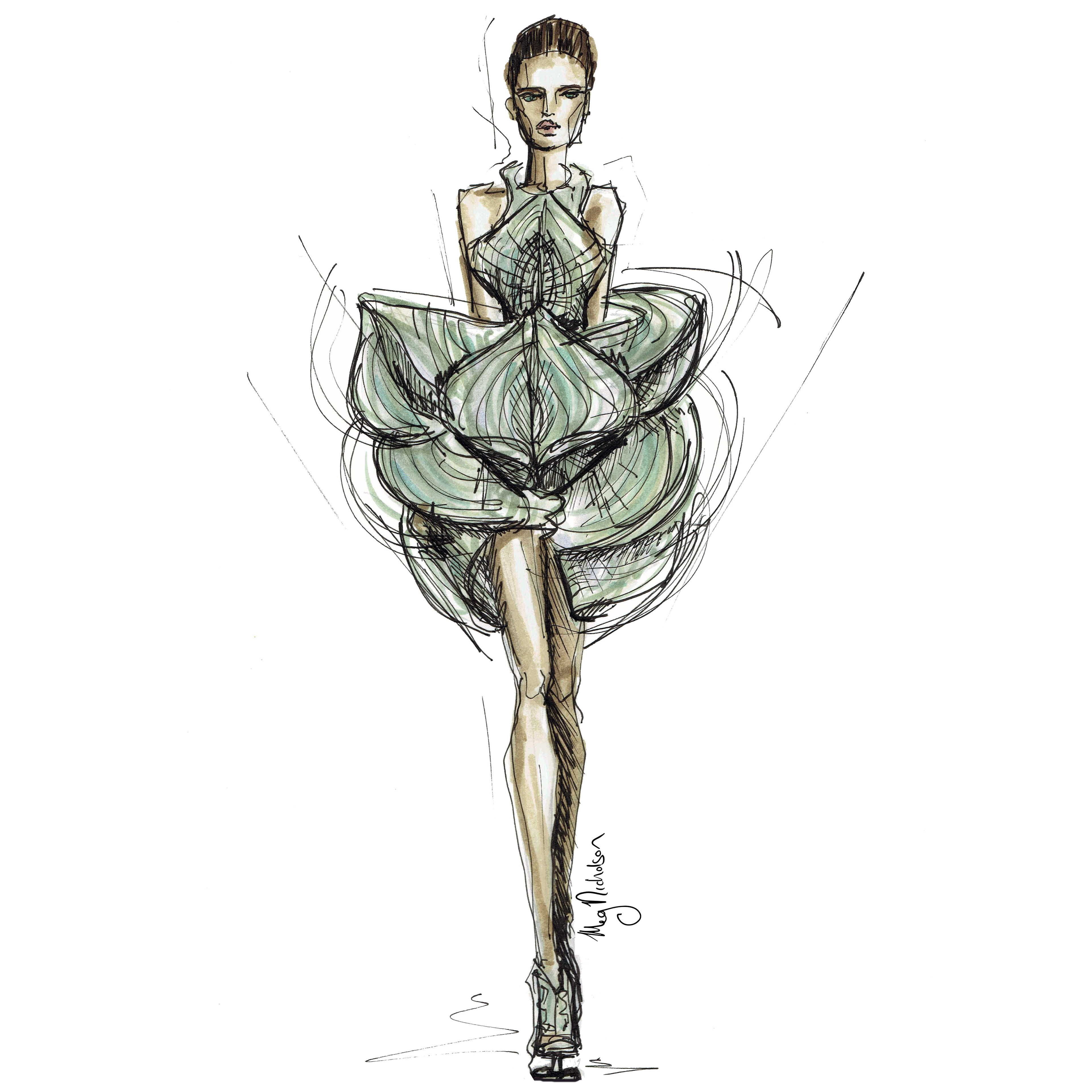 Iris Van Herpen - Hand and Photoshop