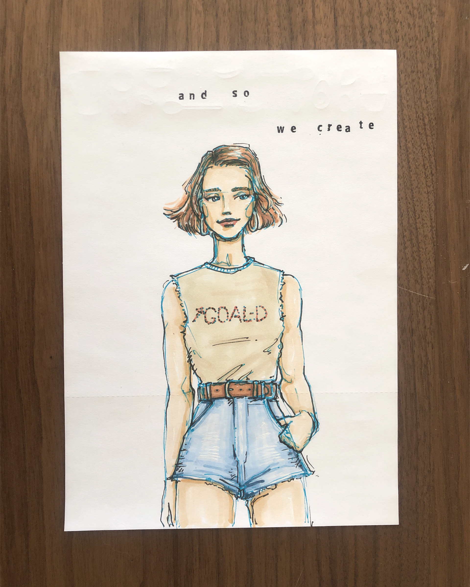 And So, We Create - Marker