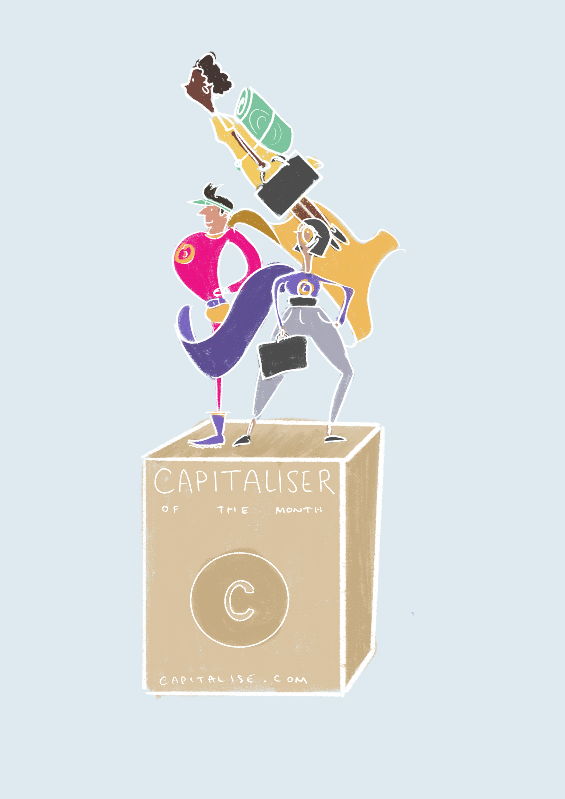 Capitalise - Trophy design concept