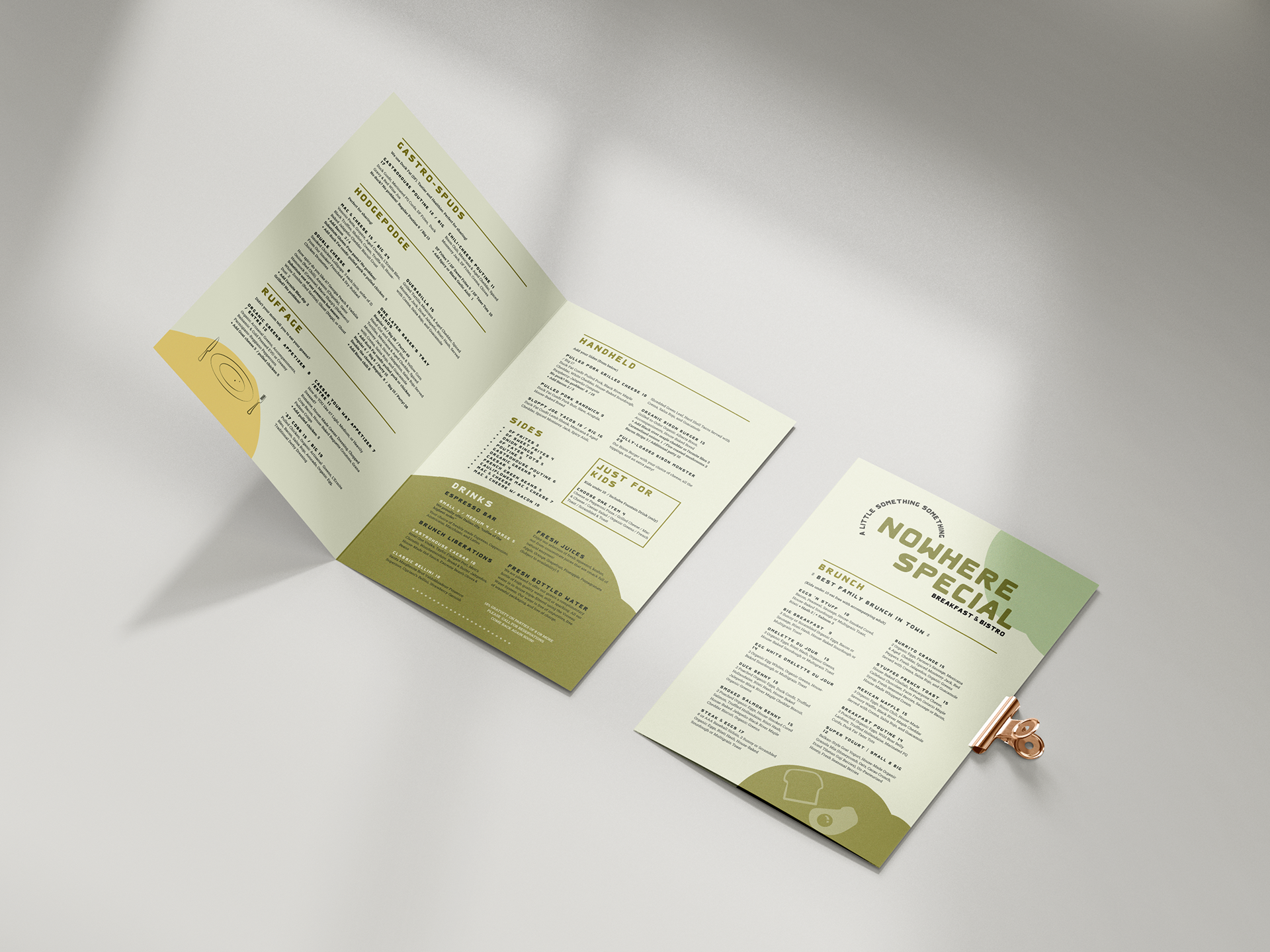Mock Branding for Restaurant