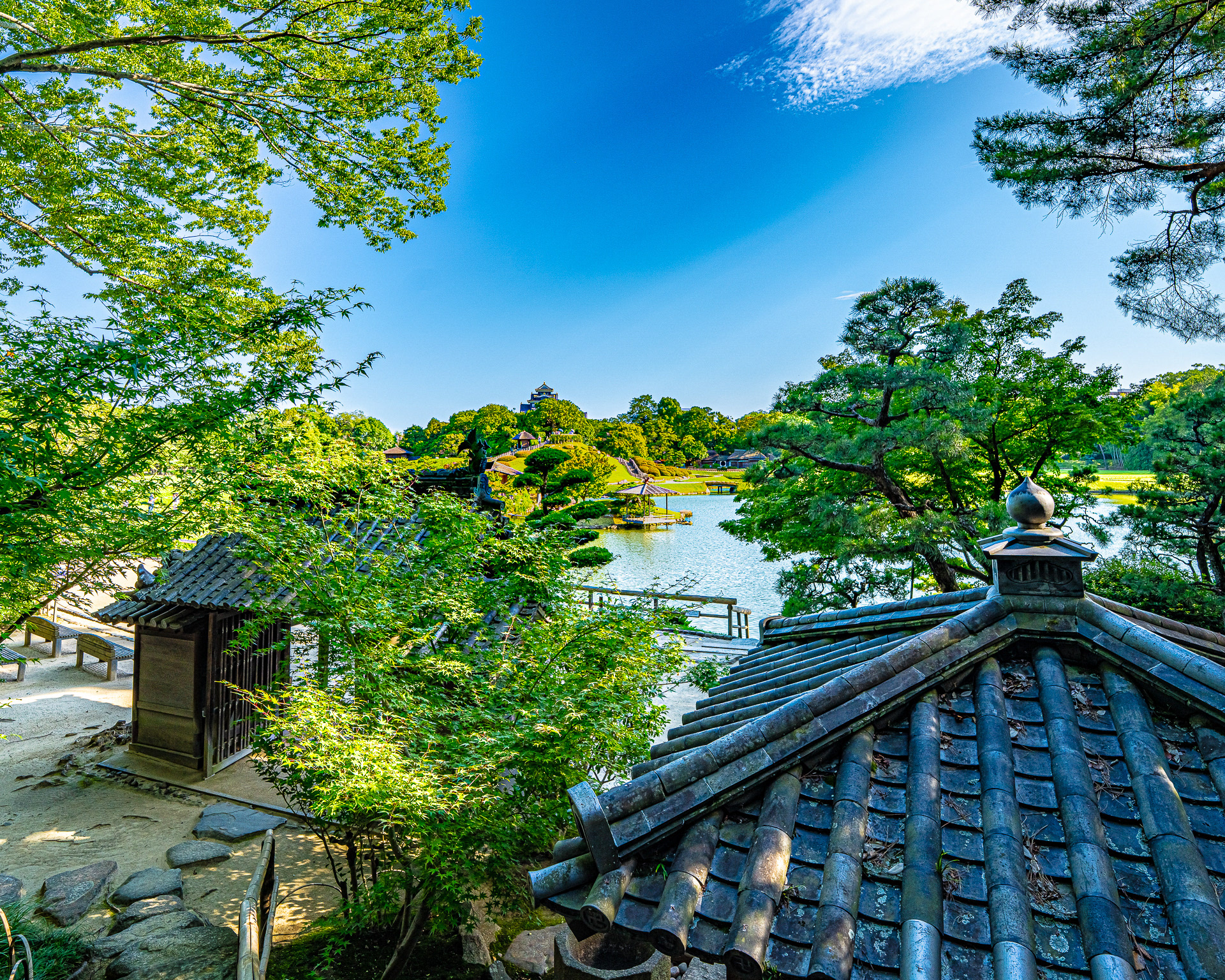 Top View from Jigen-do Hall