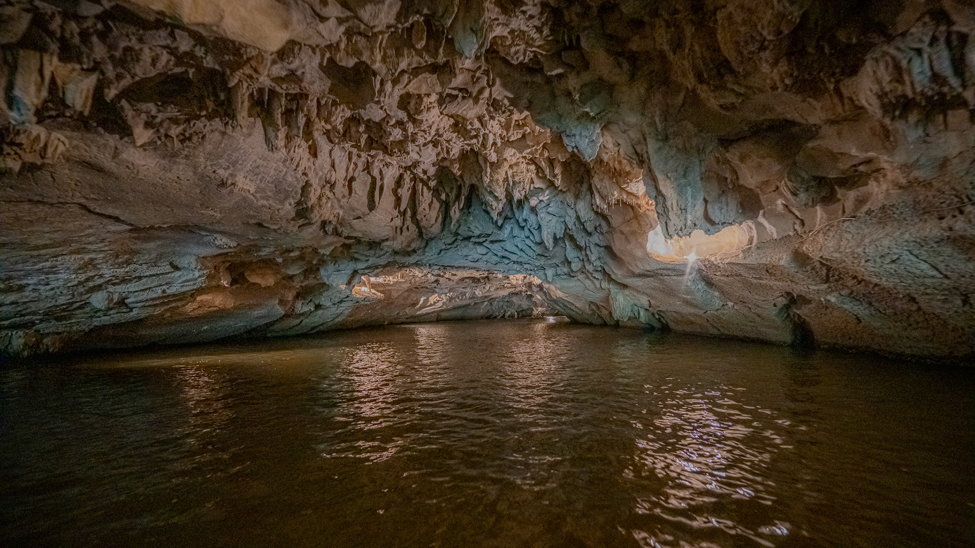 Inside the cave
