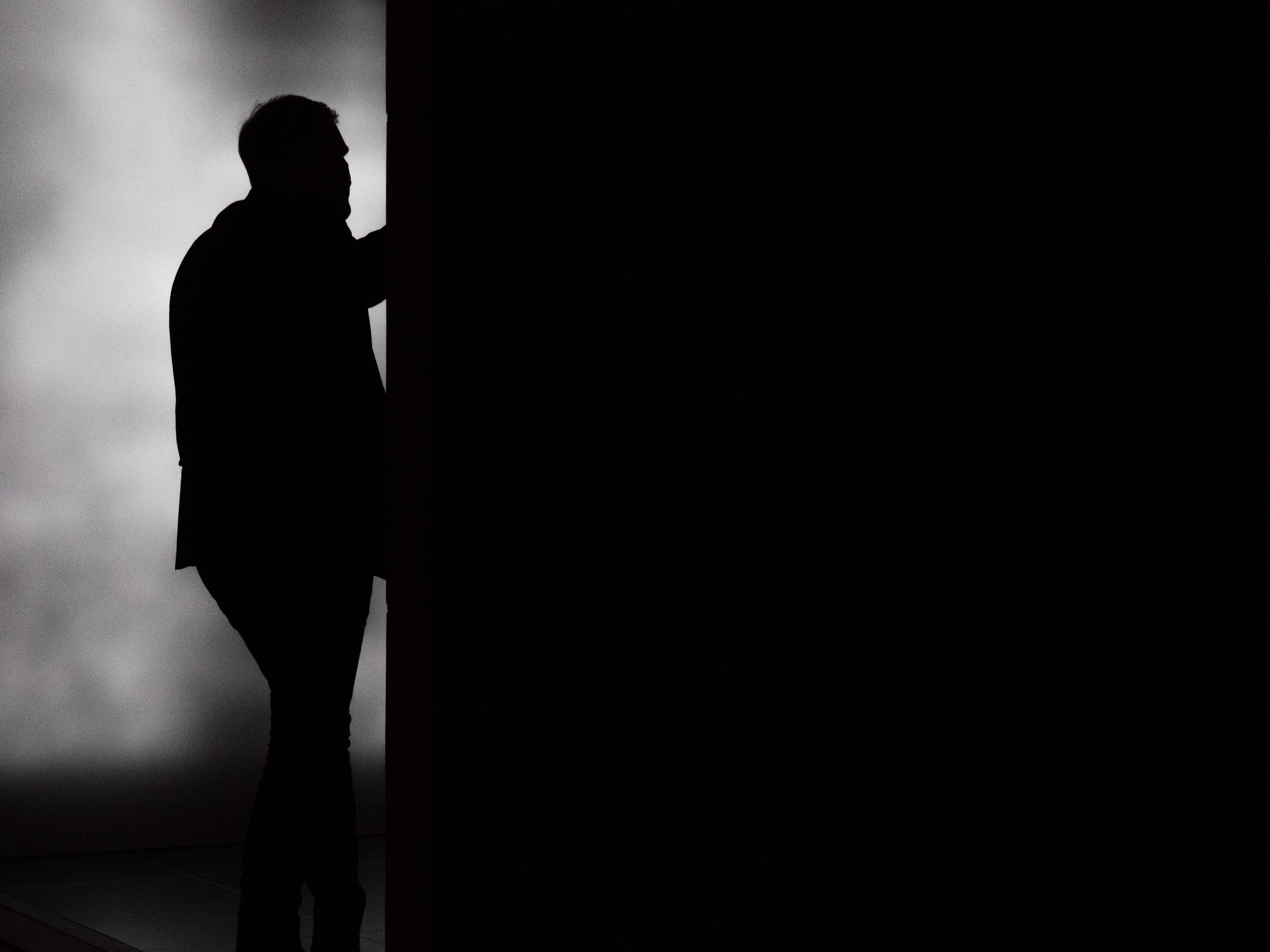 Skandal Technologies CEO Tapio Rosenius' silhouette