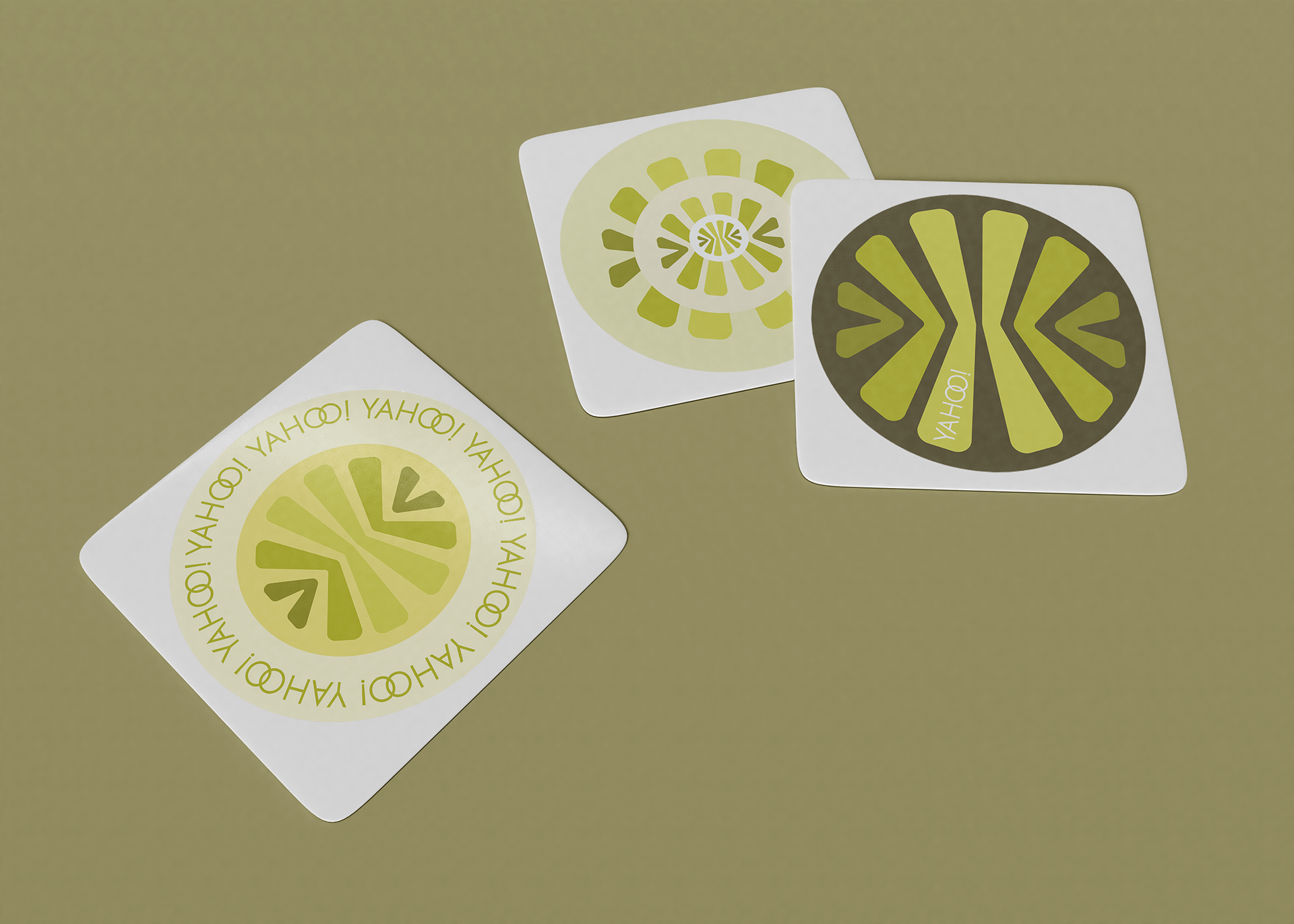 Stickers that may be given out in PR boxes.