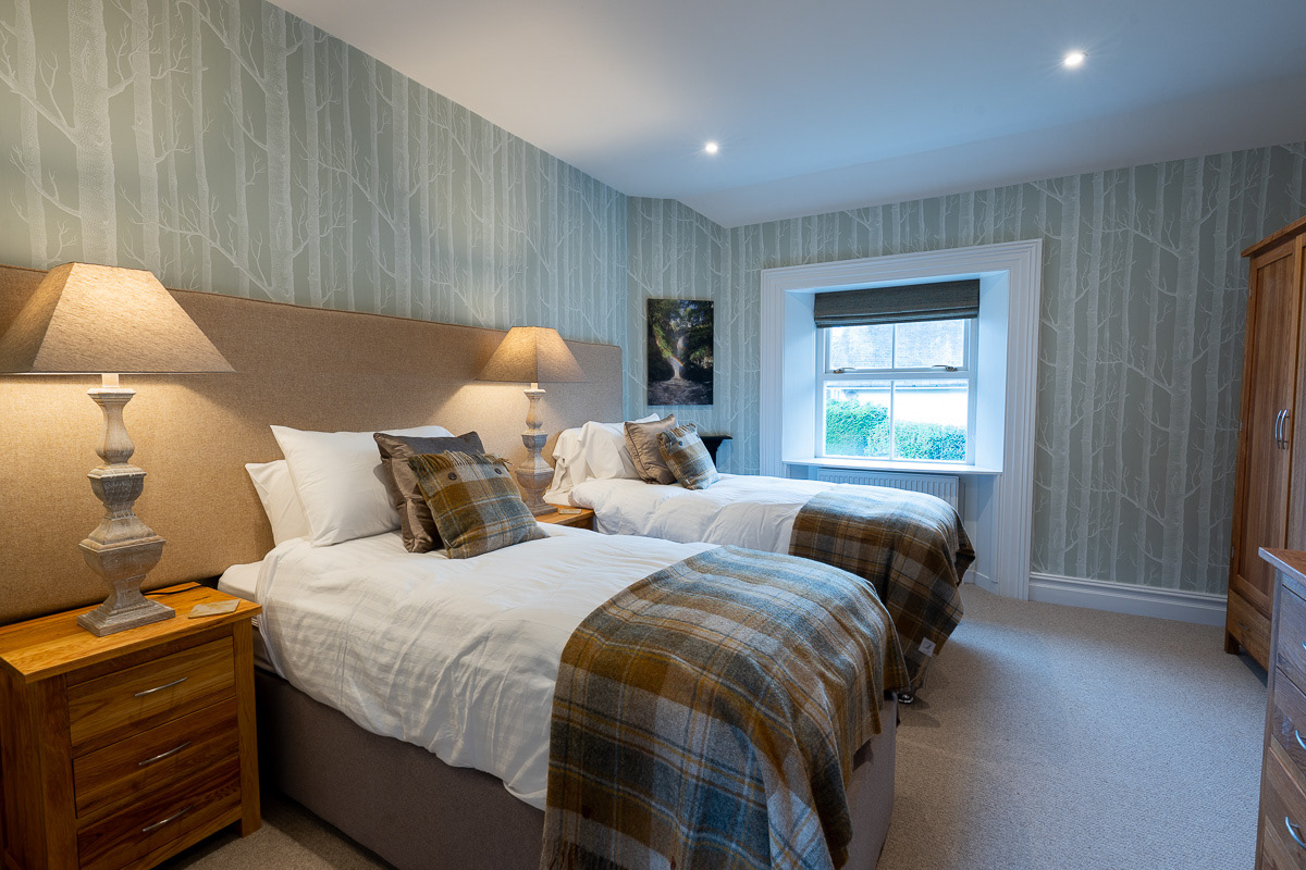 The twin bedroom