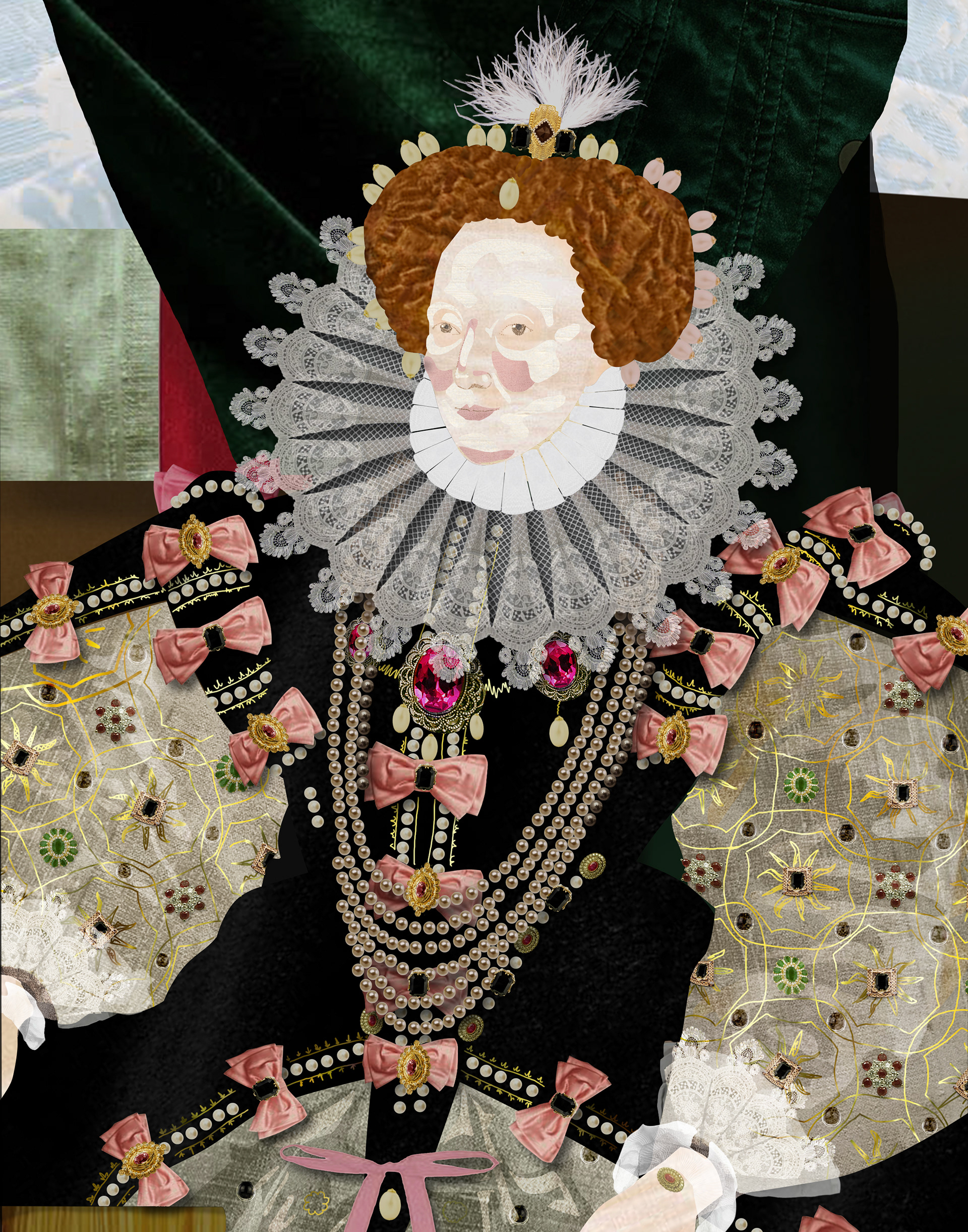 Queen Elizabeth I - Digital Quilt