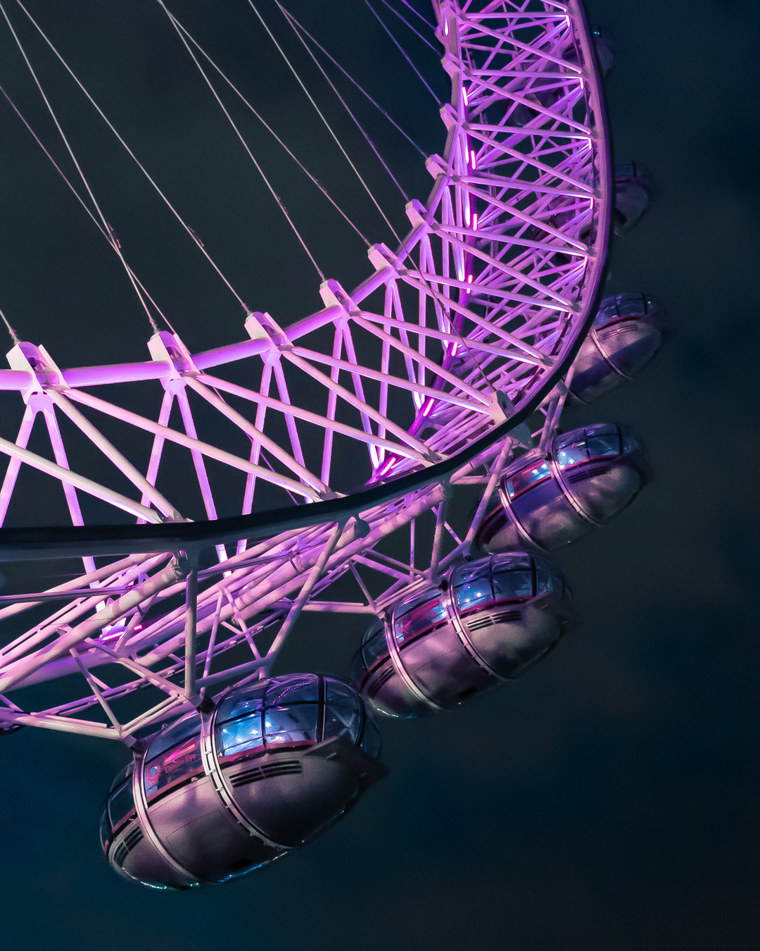 London Eye at night