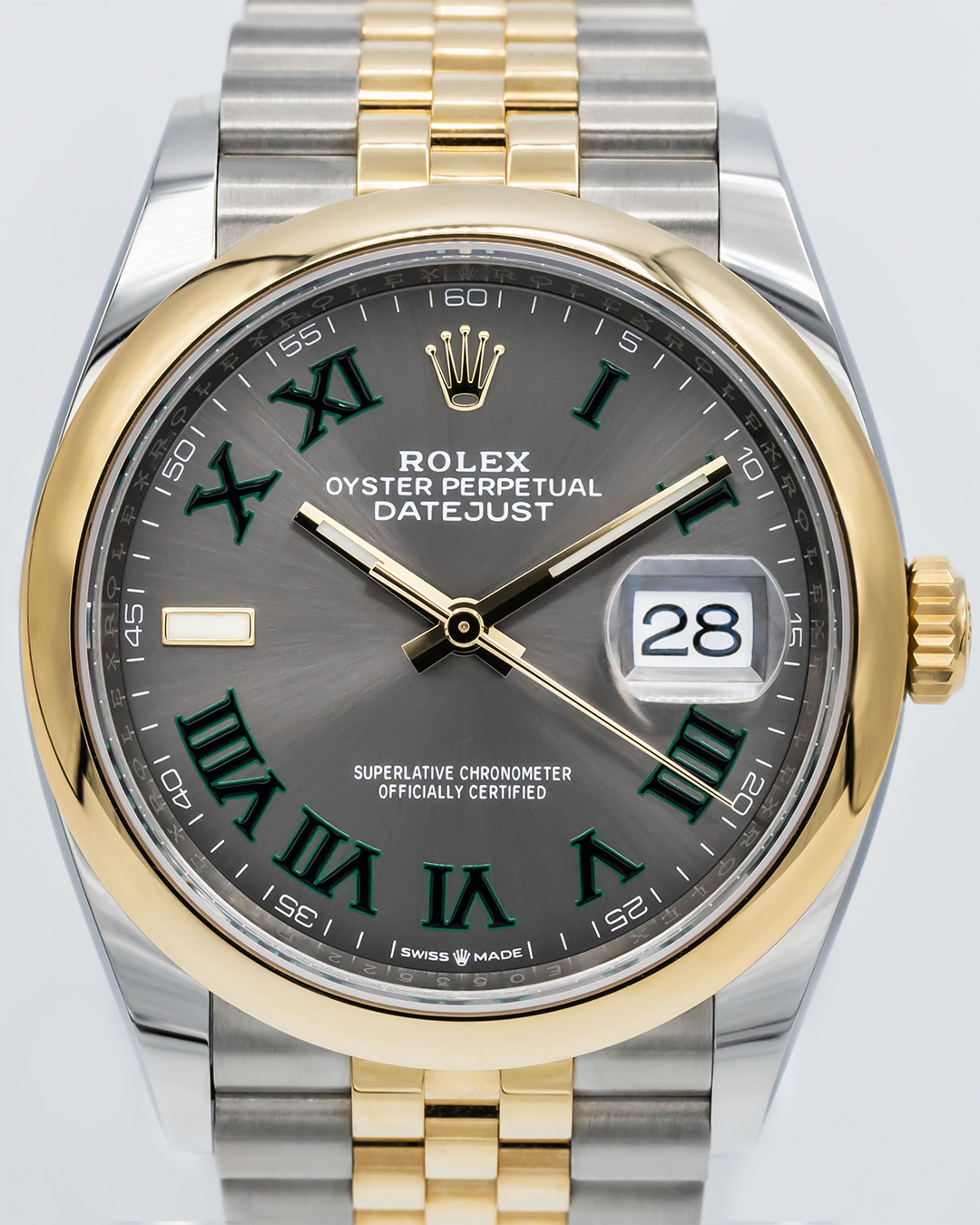 Rolex DateJust Yellow Gold Stainless Steel Watch
