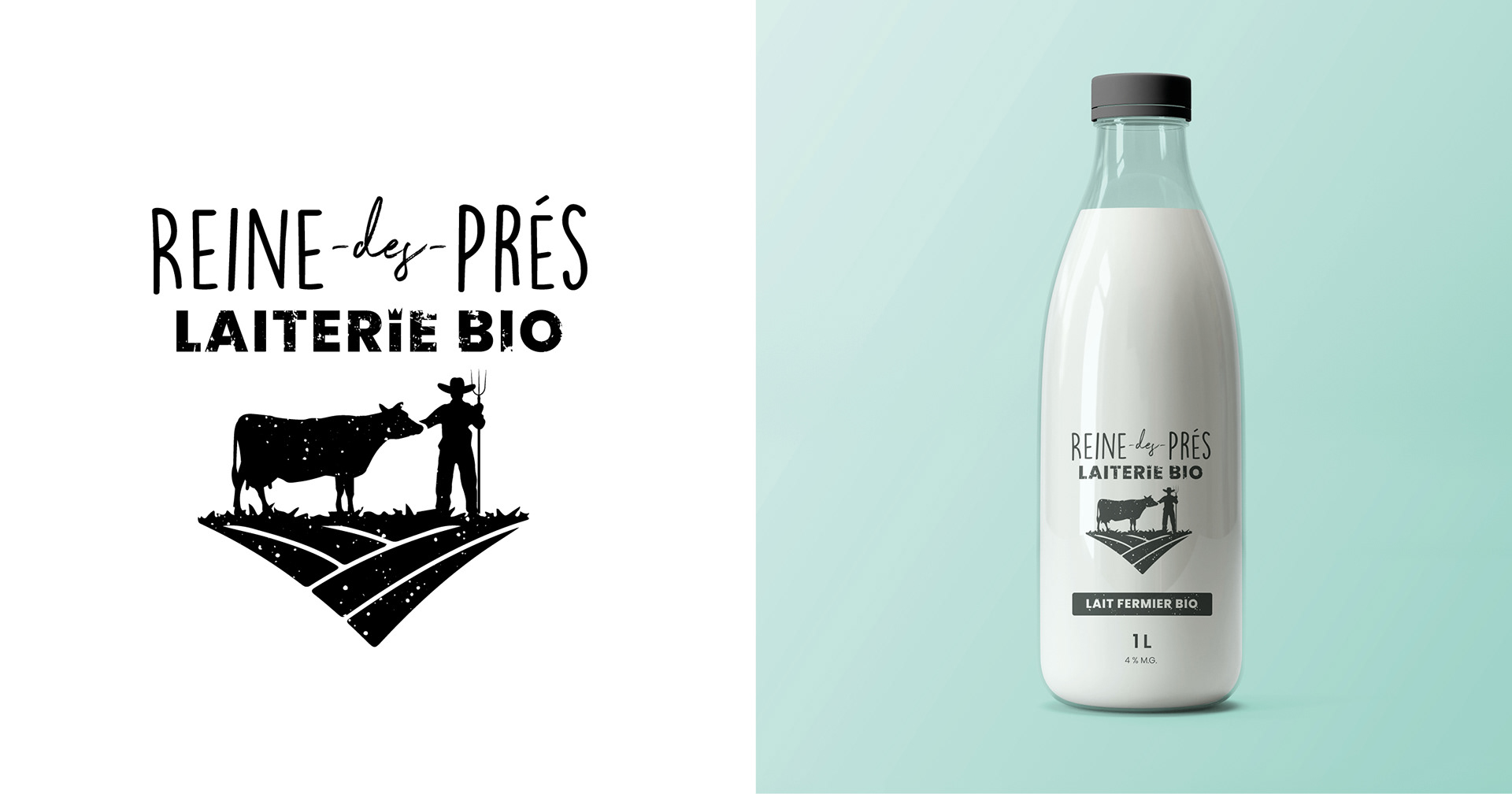 Conception graphique du logo et de l'étiquette