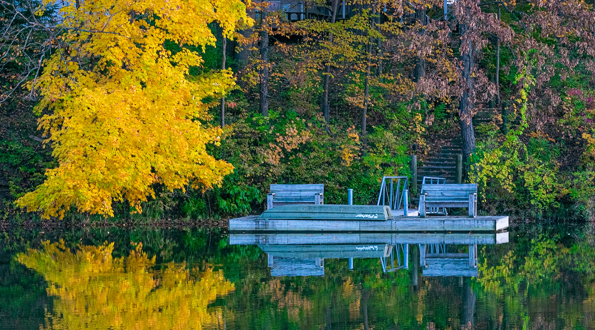 Down at the Dock in Fall