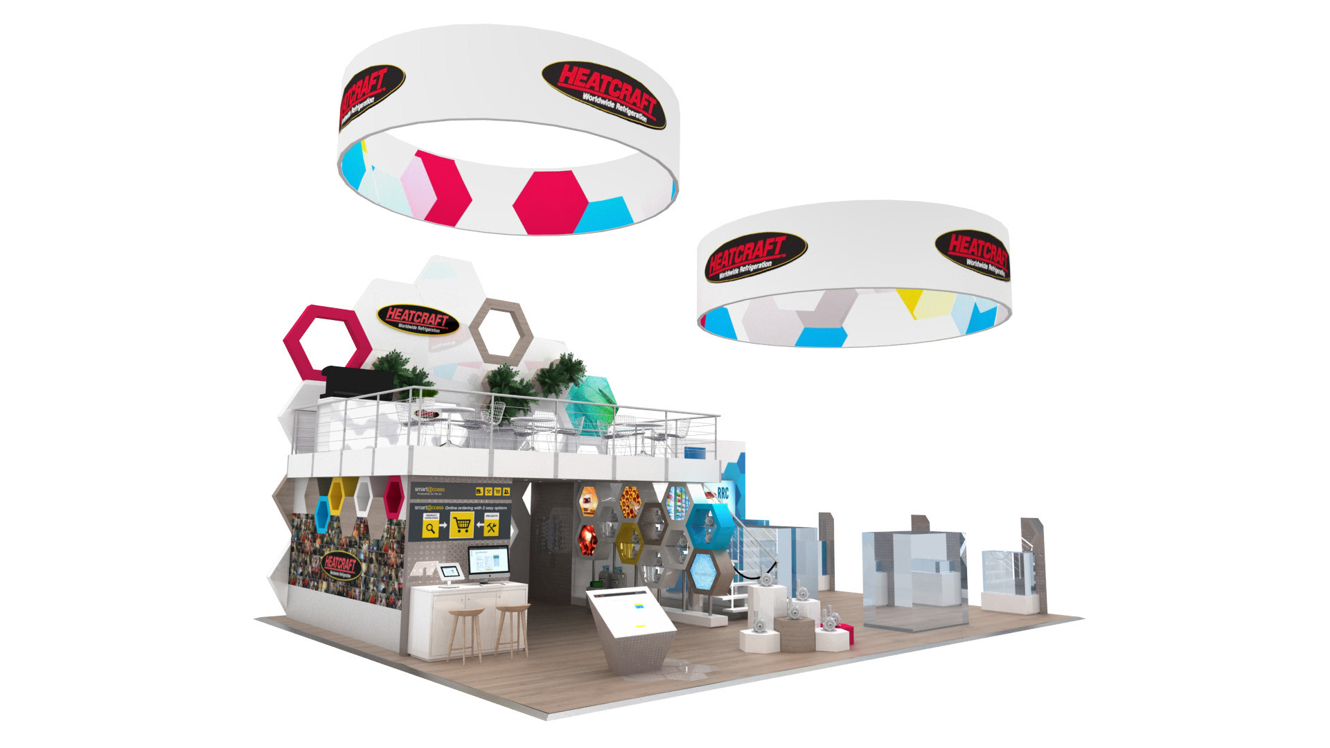 Heatcraft Tradeshow stand design concept