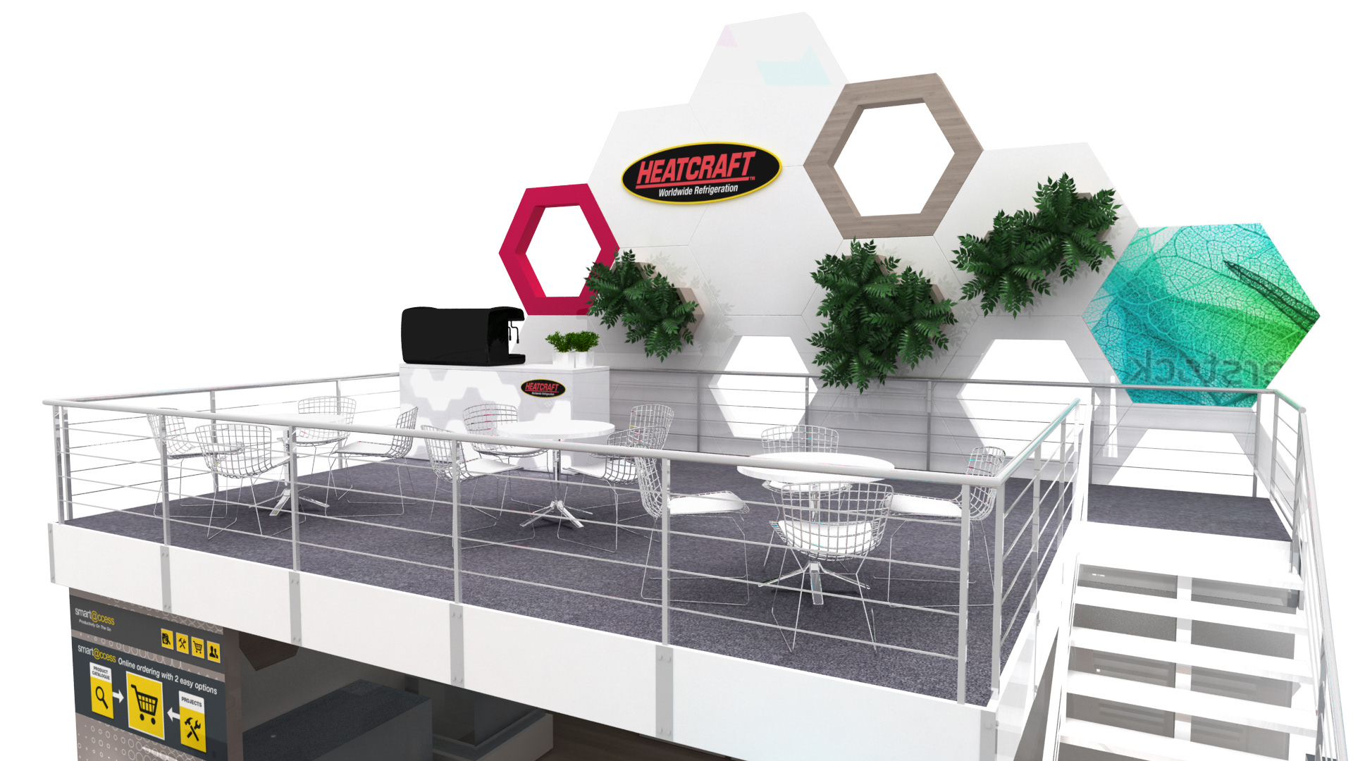 Heatcraft Tradeshow stand design concept