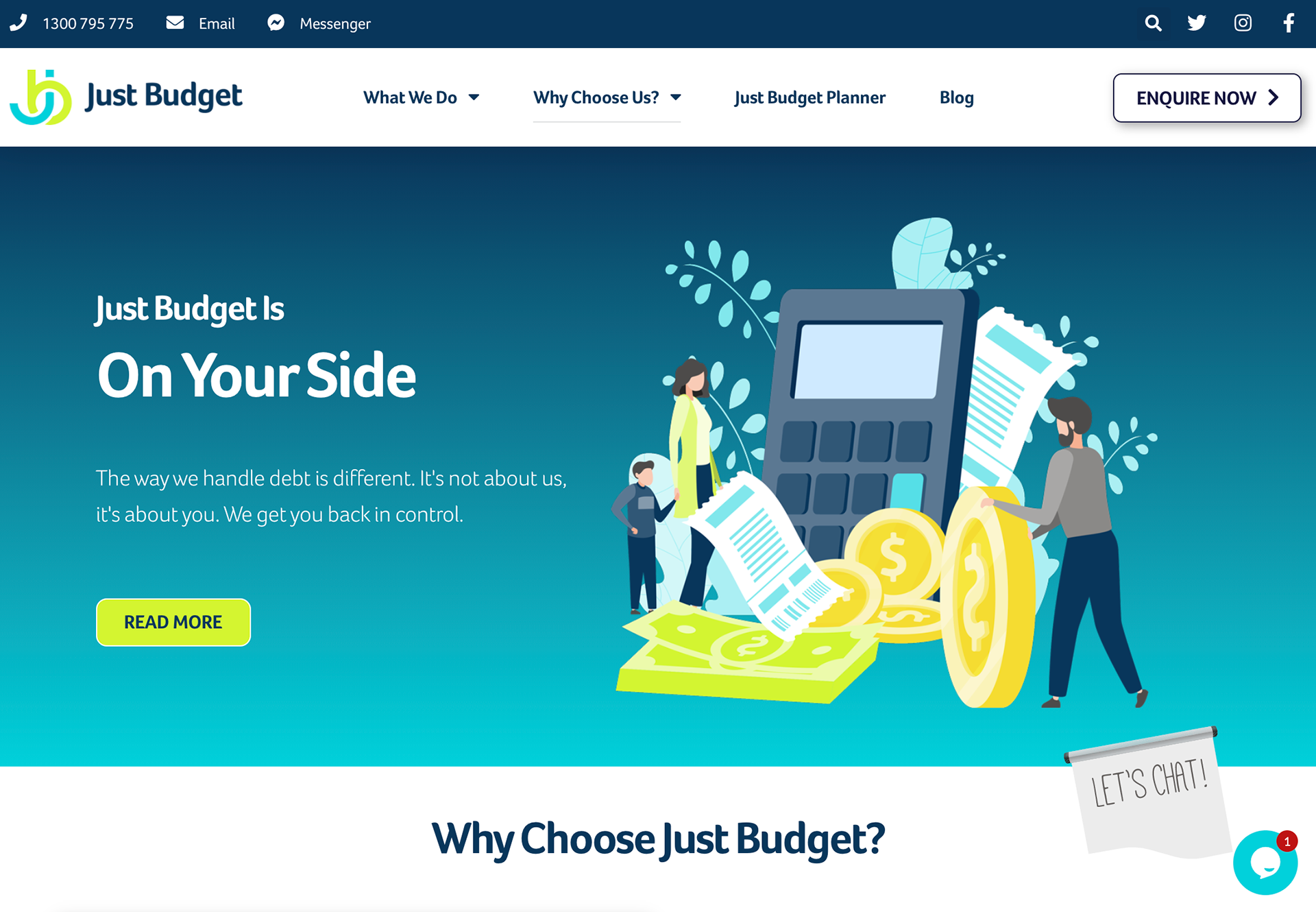 Desktop website