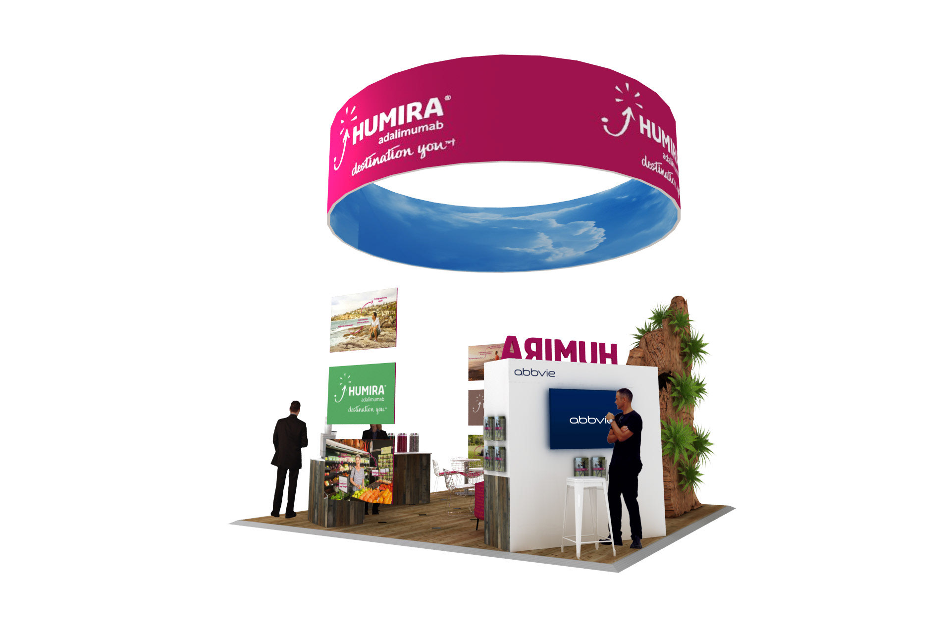 Humira Tradeshow stand design concepts
