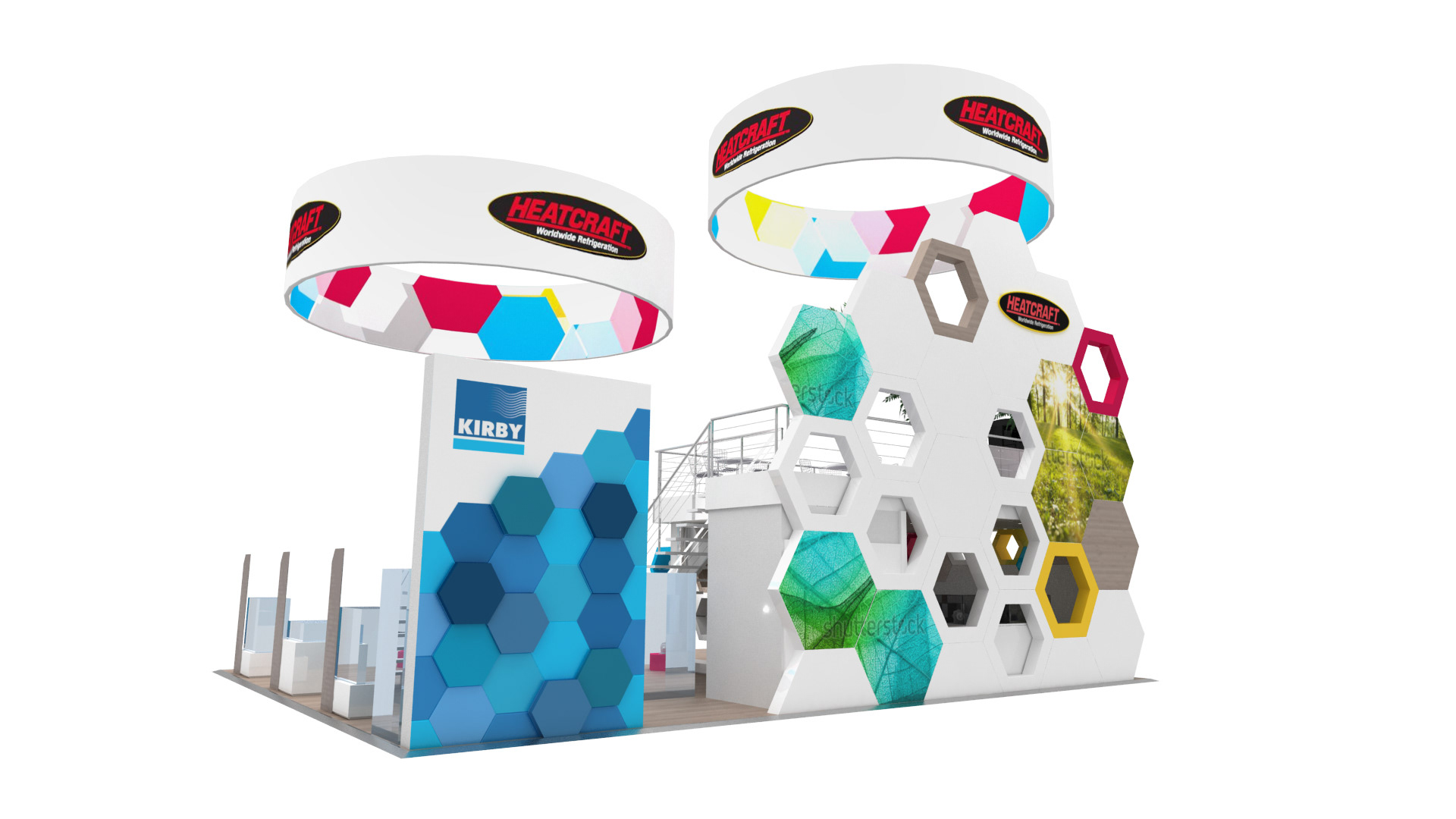Heatcraft Tradeshow stand design concept