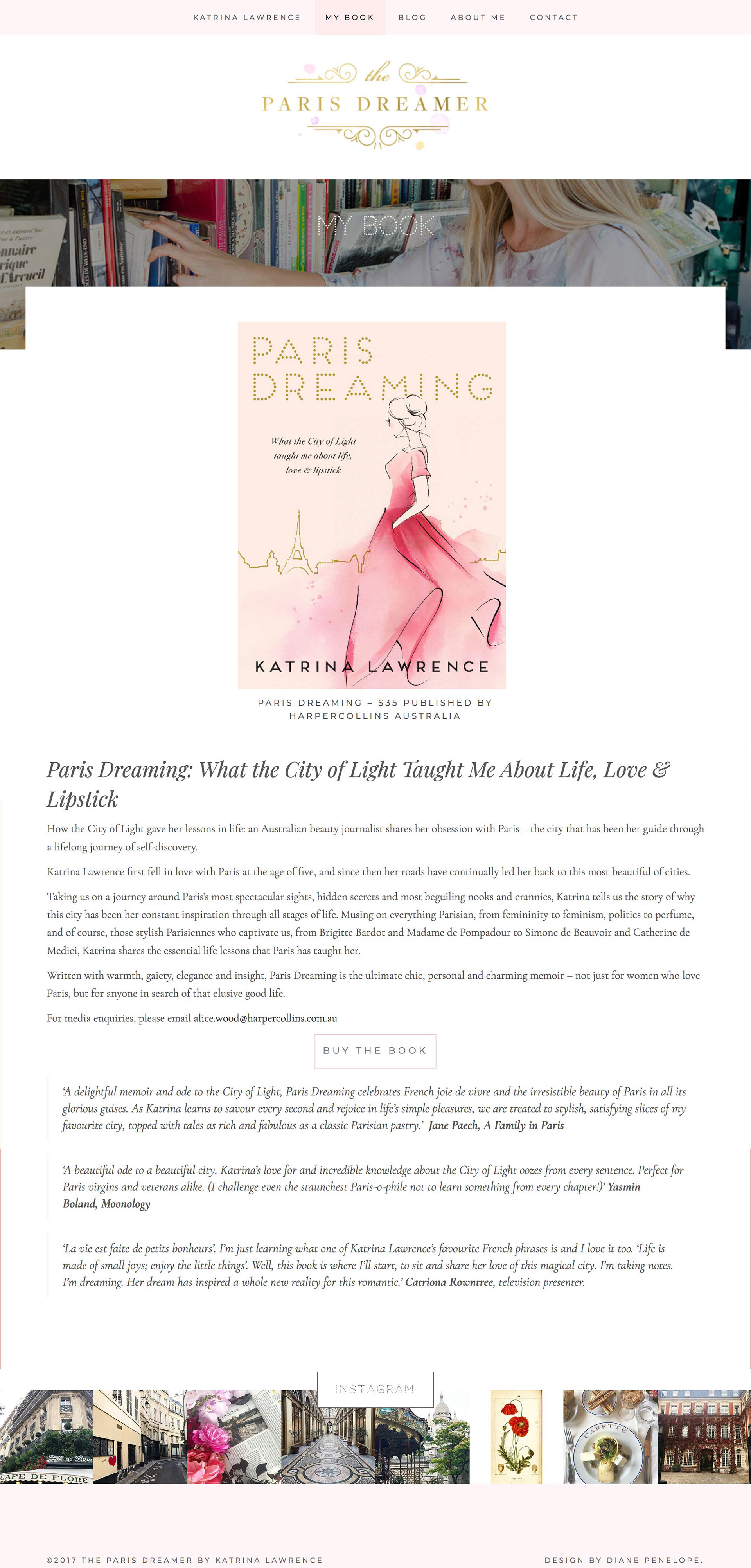 Paris Dreamer Author's Page