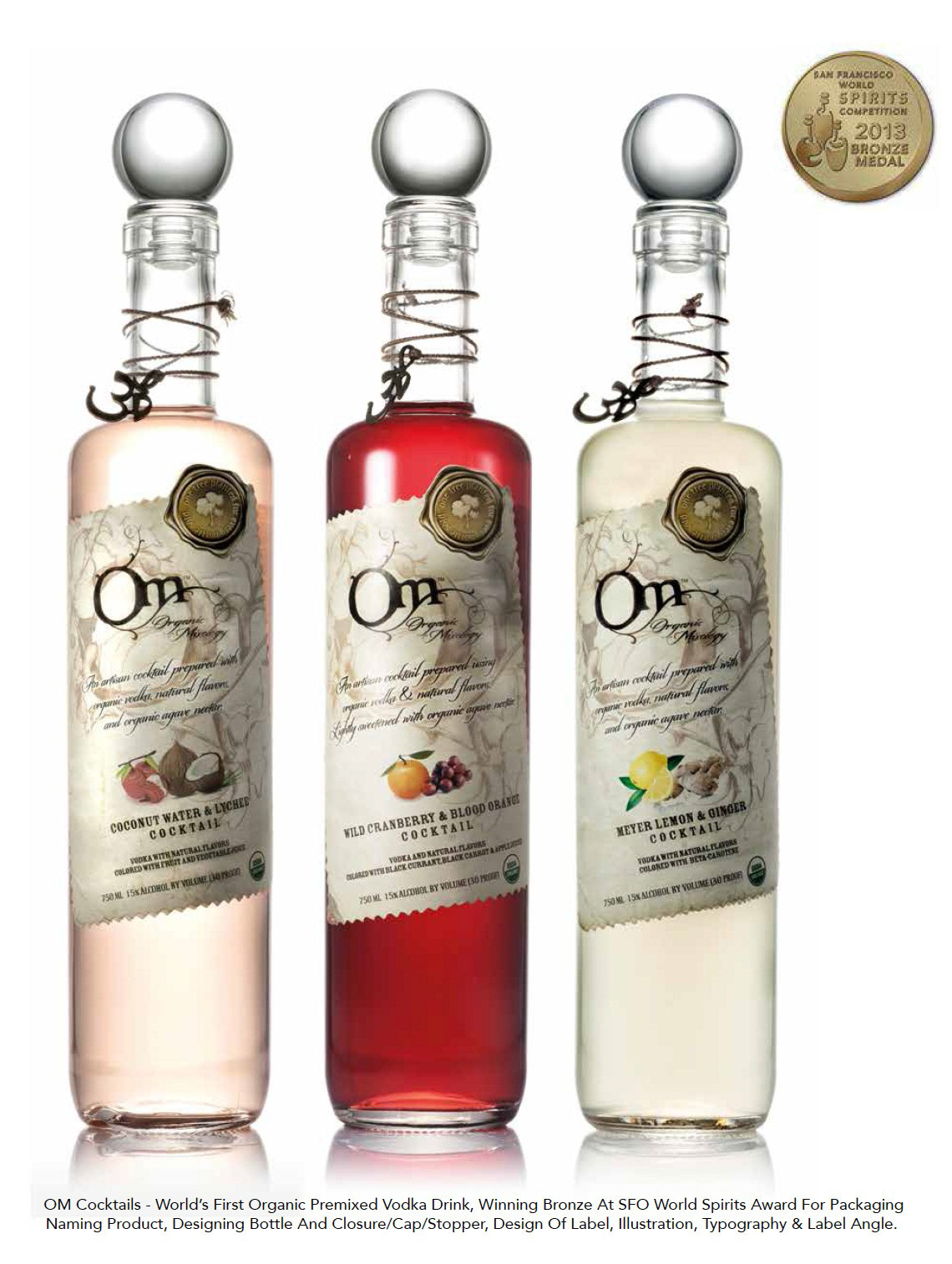 Bottle design, label design