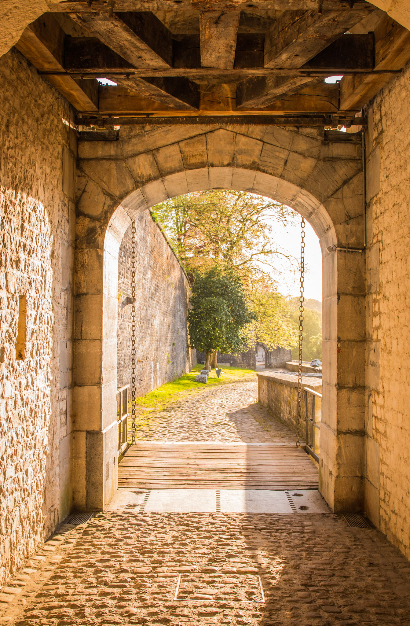 "porte médiane", citadelle de Namur, Namur (BE)