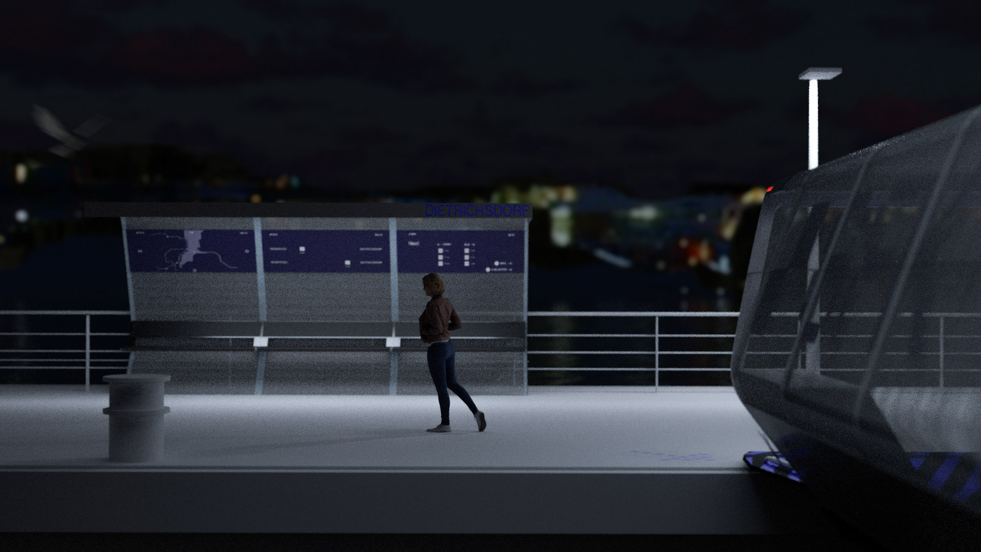 Ultra simple waiting area