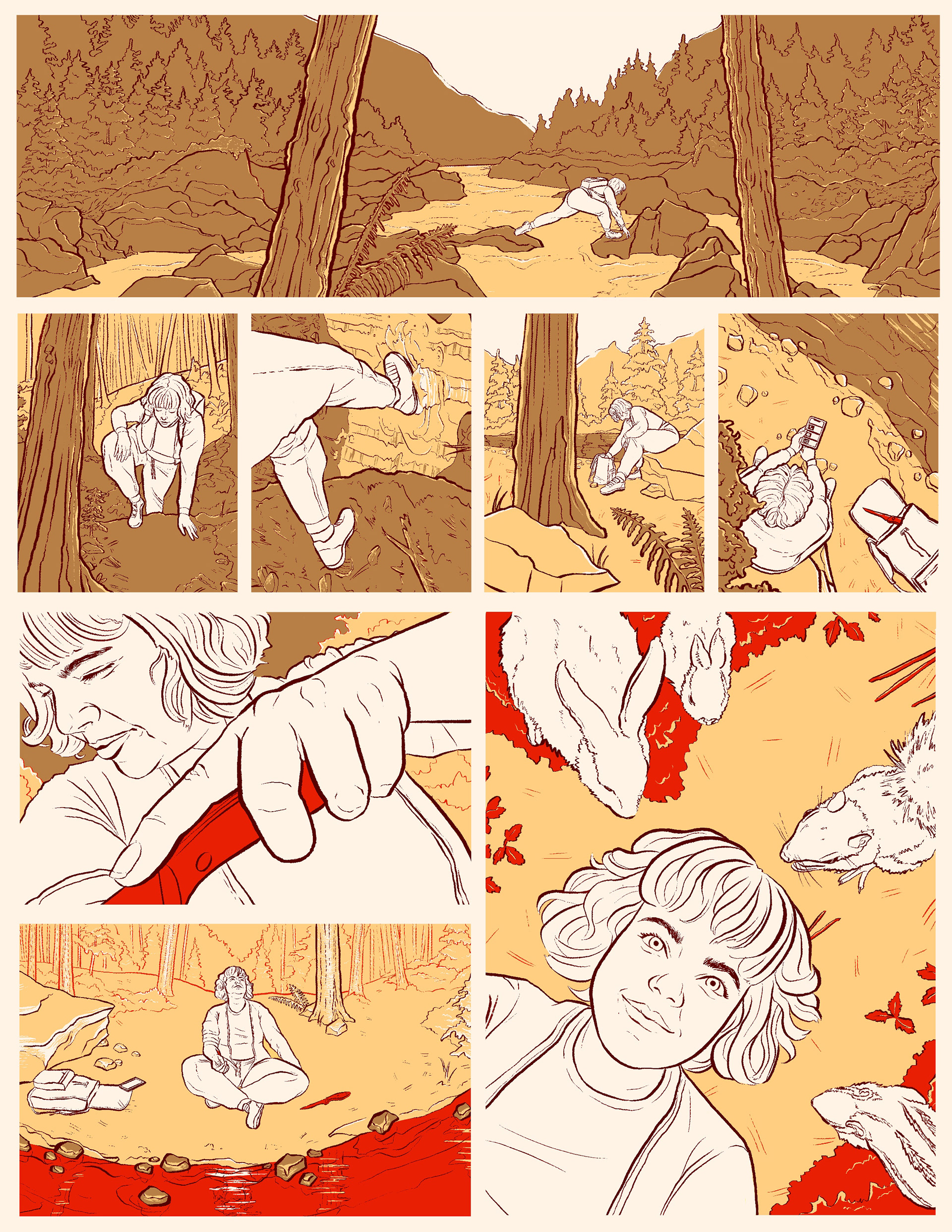 FINALLY : A comic describing the complex urge to die before climate change makes nature uninhabitable.