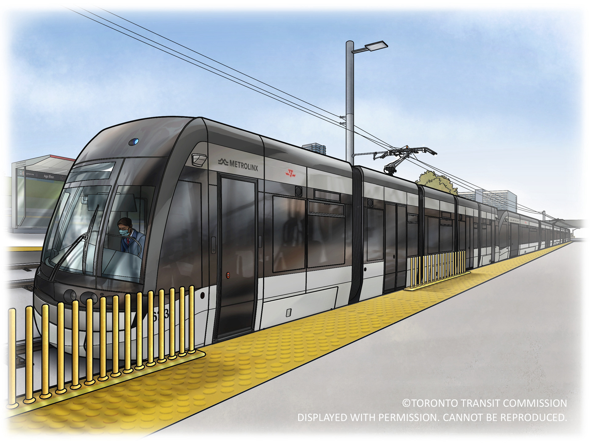 ECLRT (©TTC) : A cover image for the Eglinton Crosstown LRT project booklet.