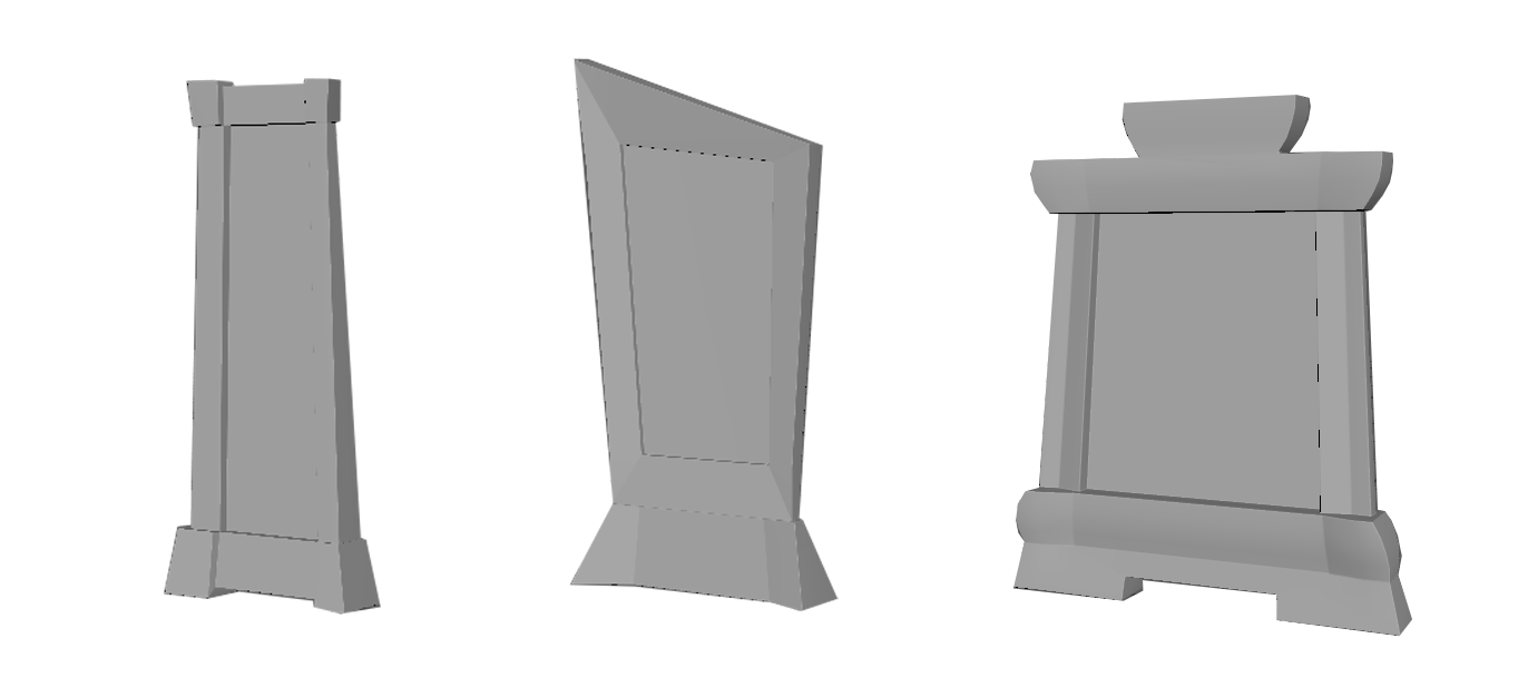 3D Modelle: Spiegel Variationen