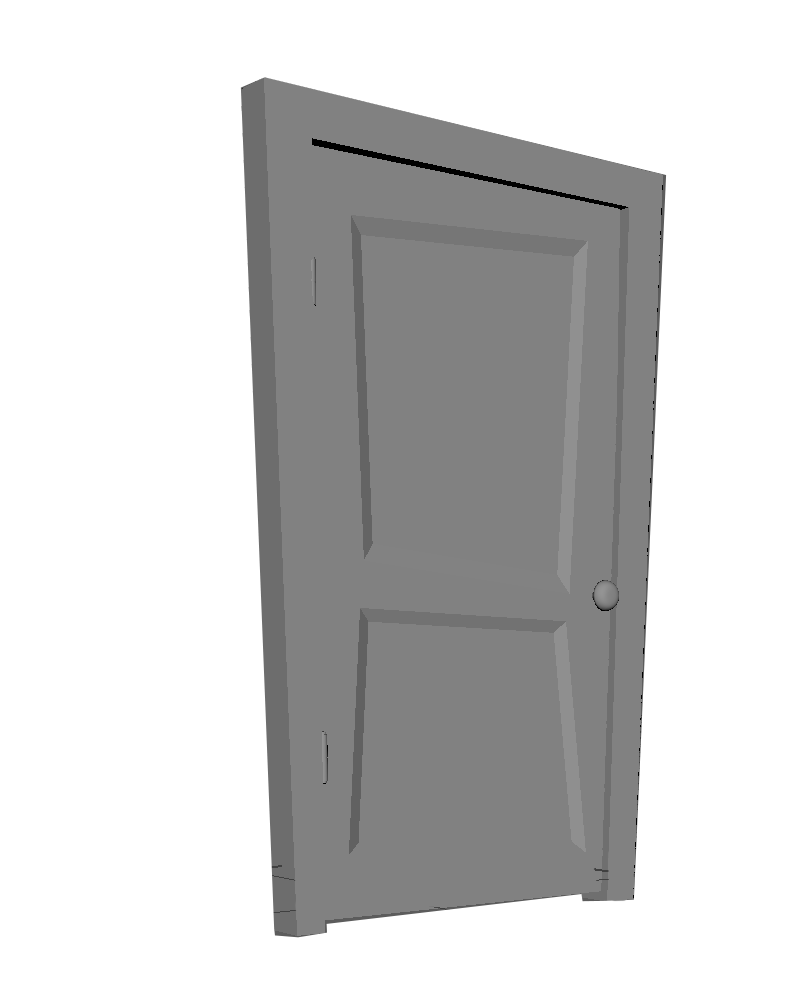 3D Modell: Tür