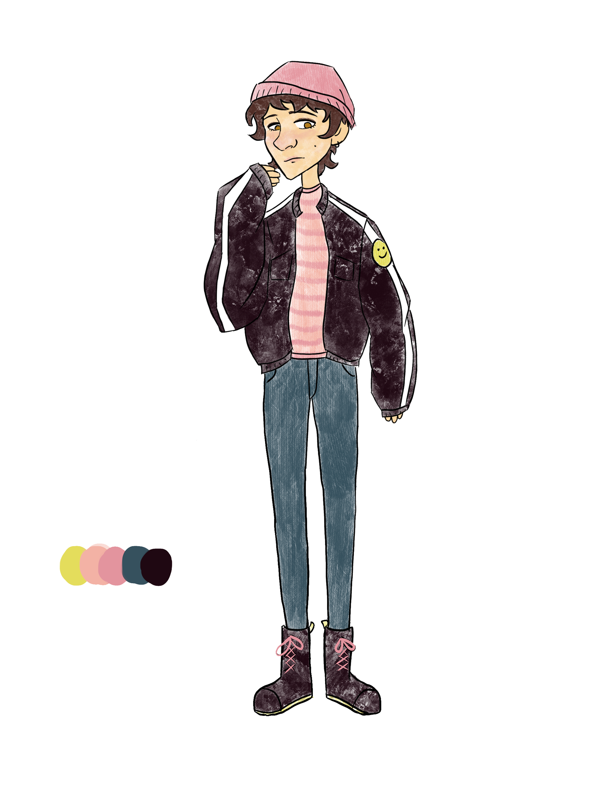 Color Concept: Alex in Alltagskleidung