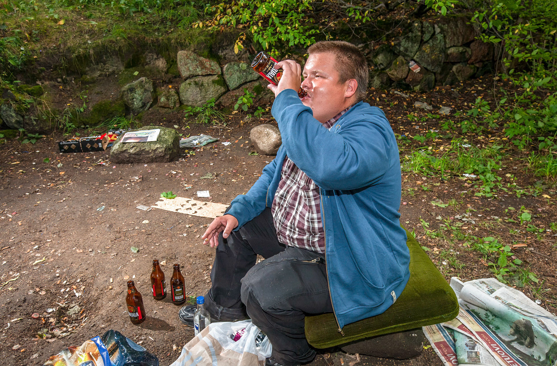 Helsingin Sanomat - NYT-liite, Homeless person