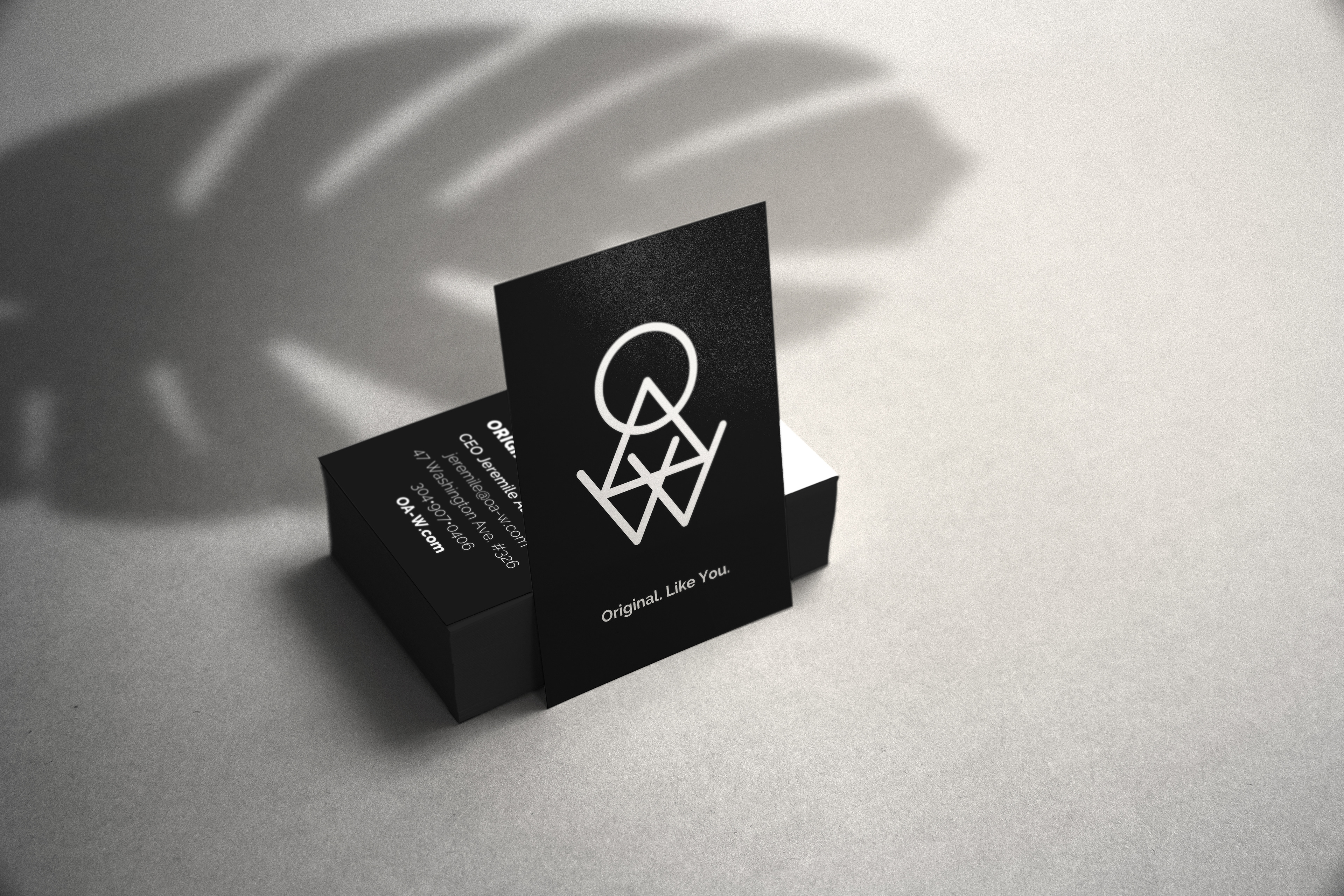 OAW Business Card - Black