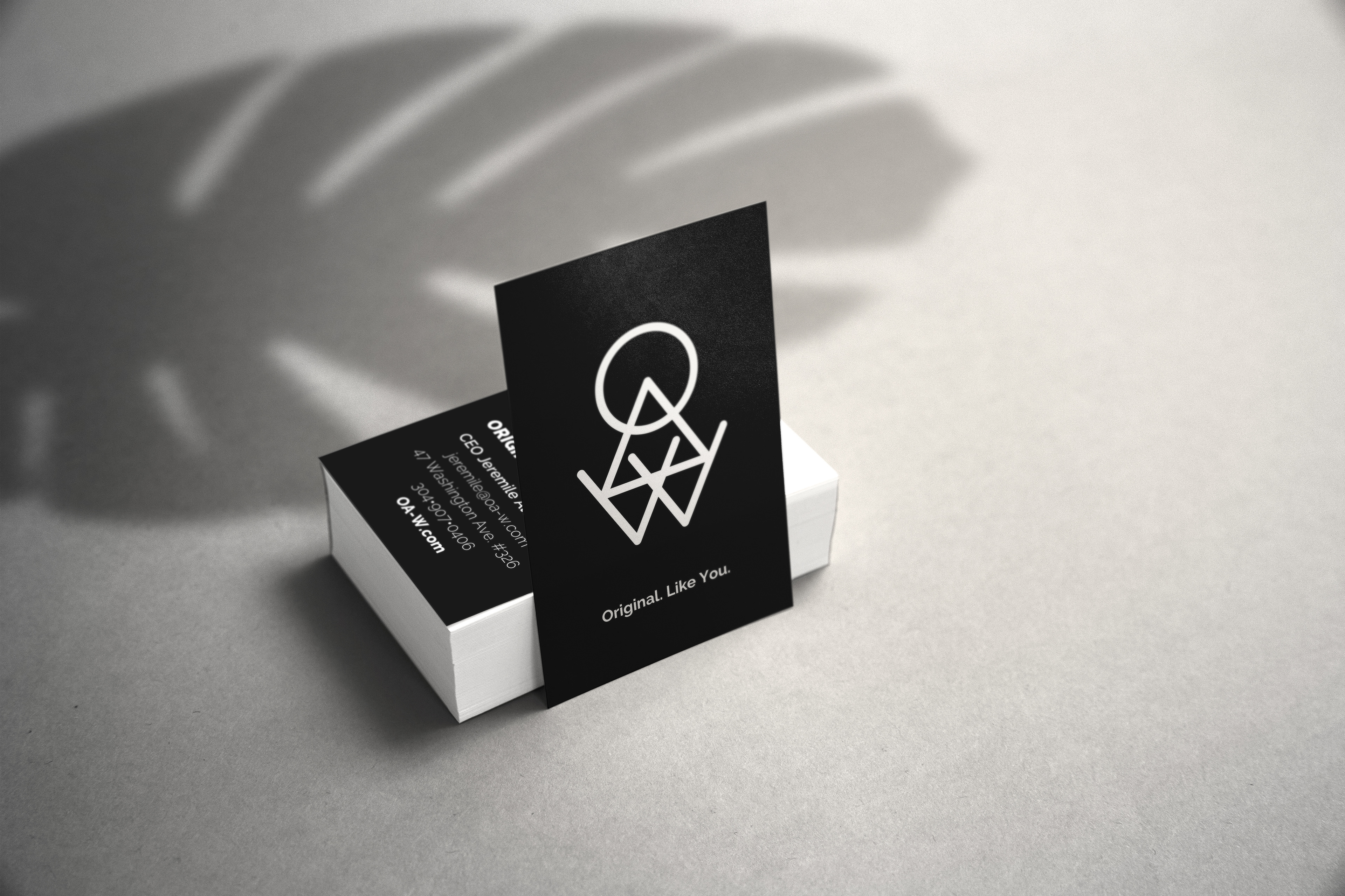 OAW Business Card - White