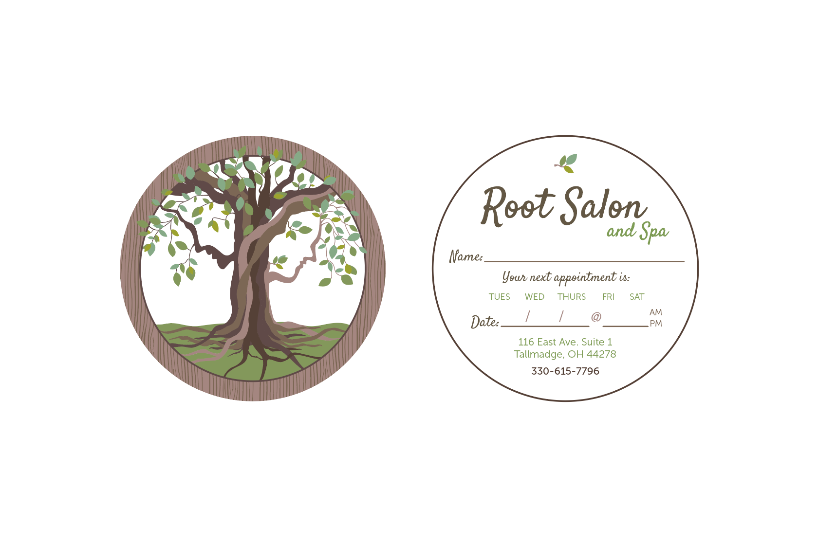 Business Cards: Front and Back