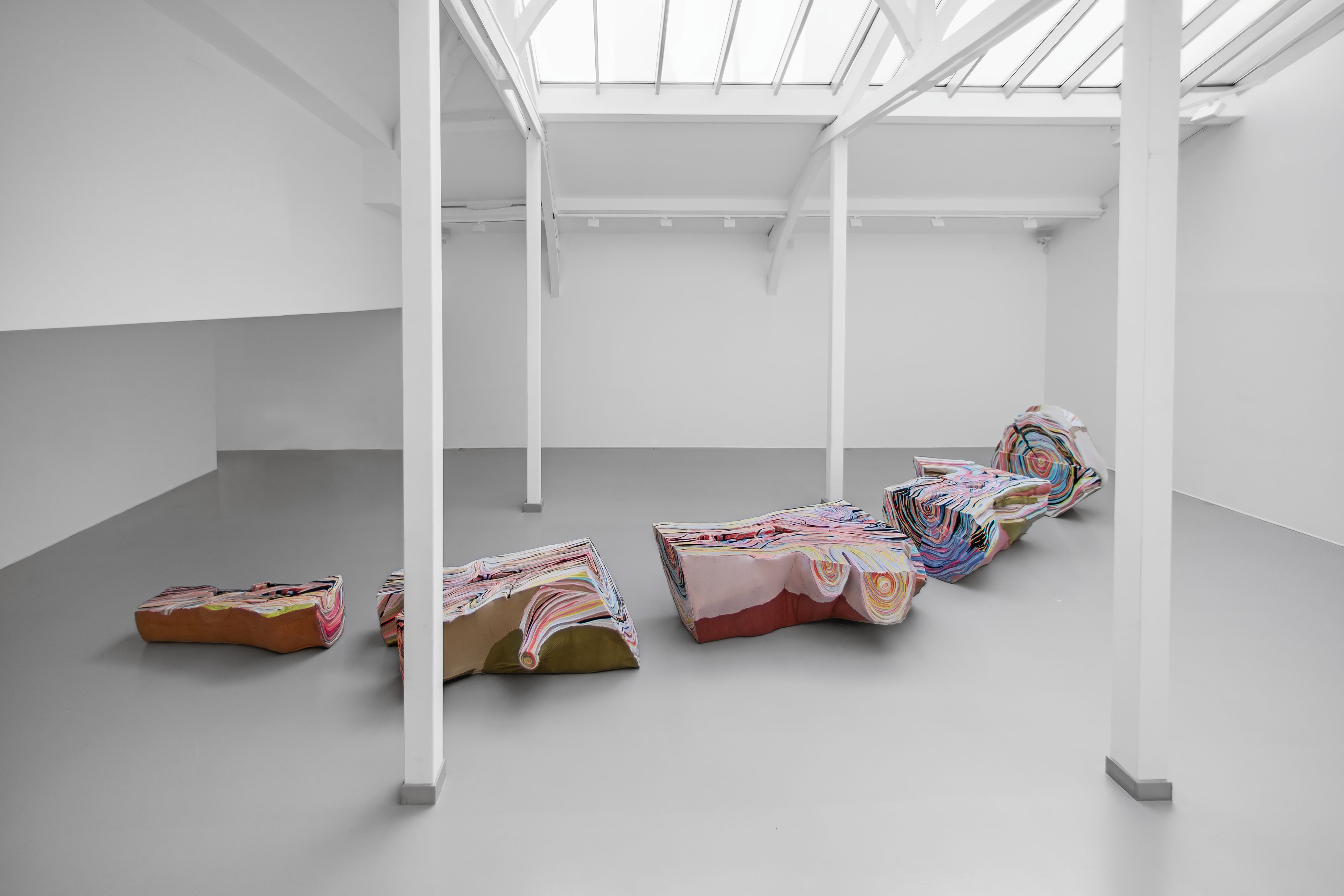 "Second Skin" 2025 | Discarded textiles | 33.9 x 6.6 x 2.7 ft.