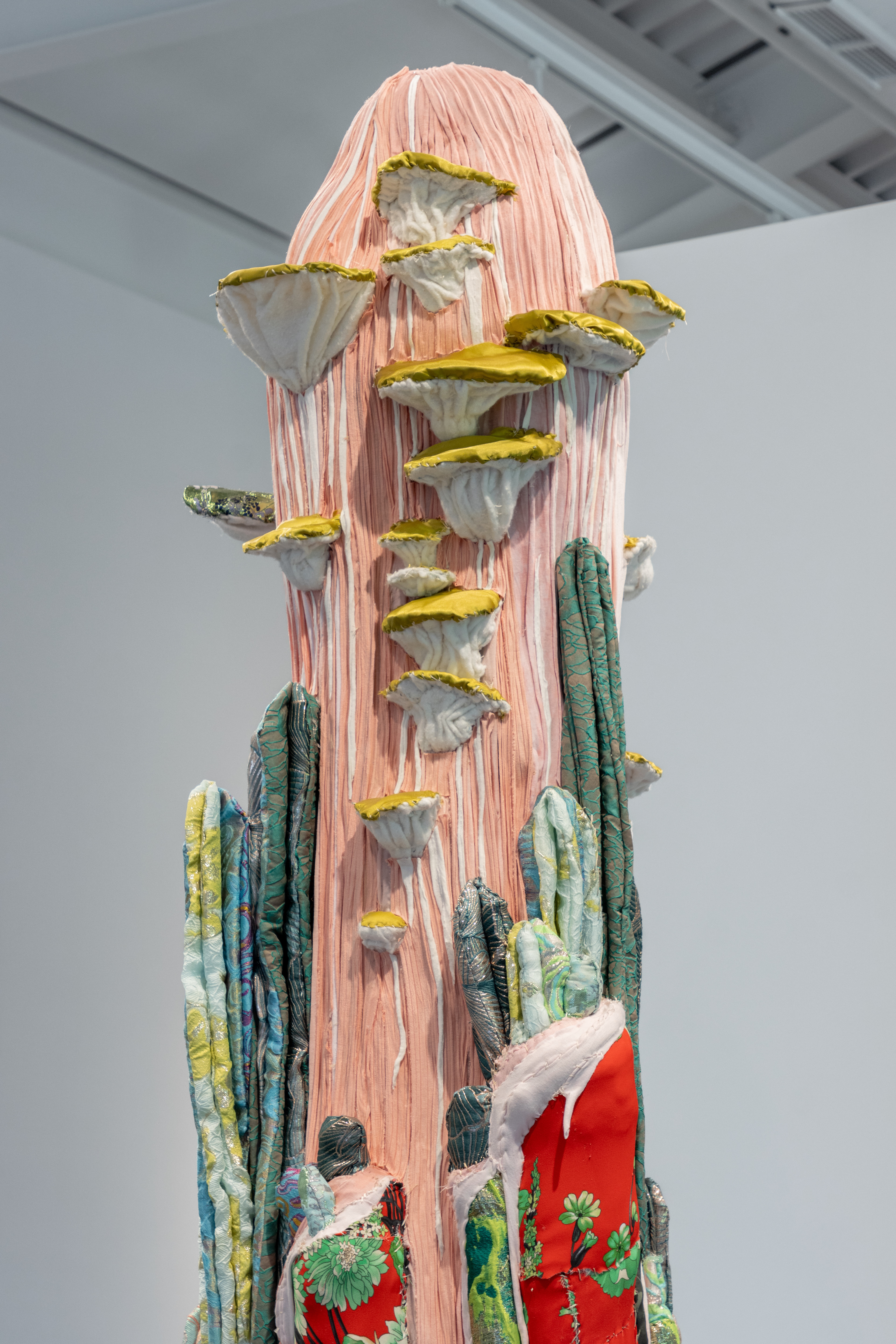 "Phantom Limbs" 2026 | Discarded textiles, wood