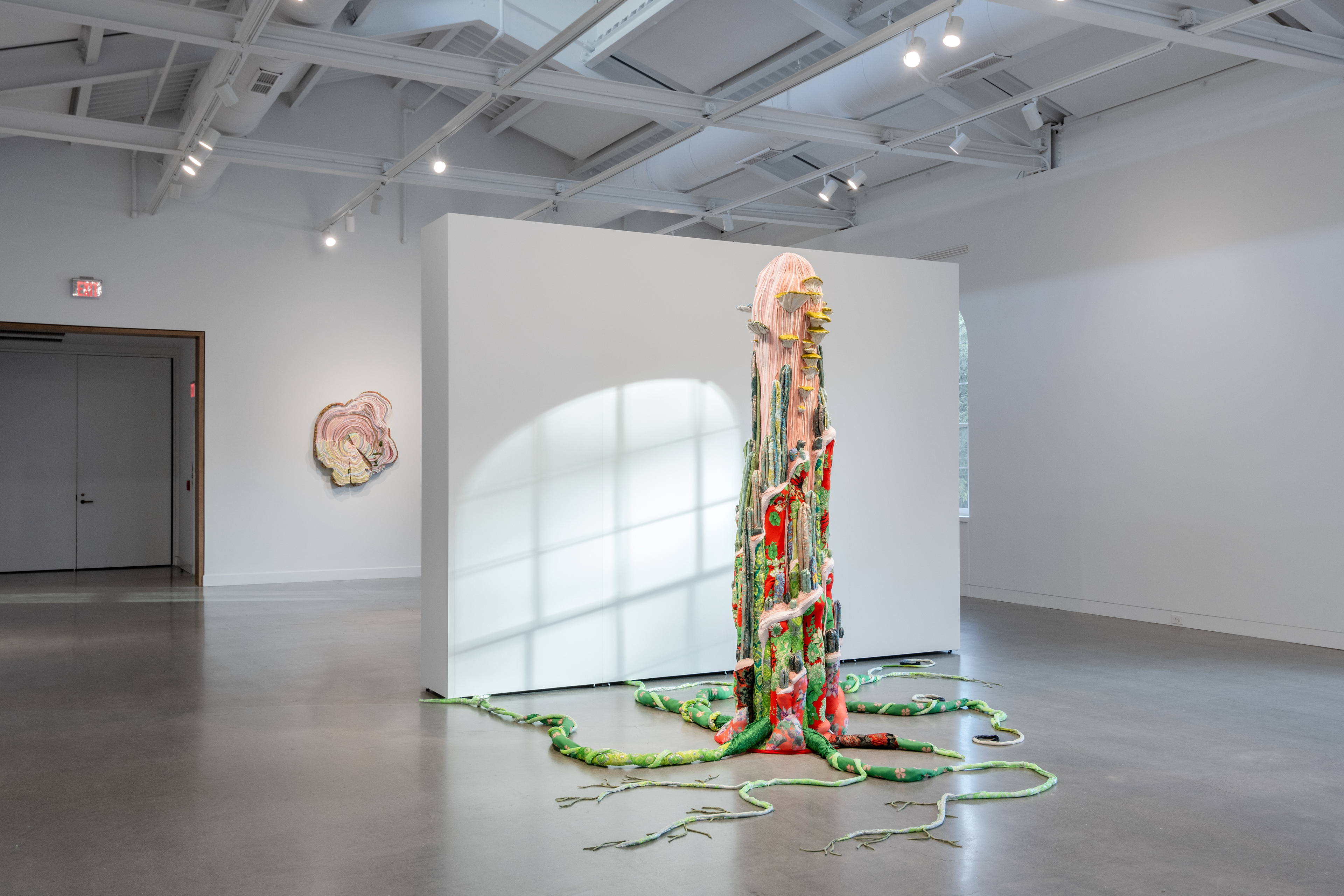 "Phantom Limbs" 2026 | Discarded textiles, wood
