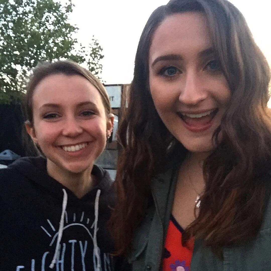 Emily & Kaitlyn in 2018 at a The Maine concert!