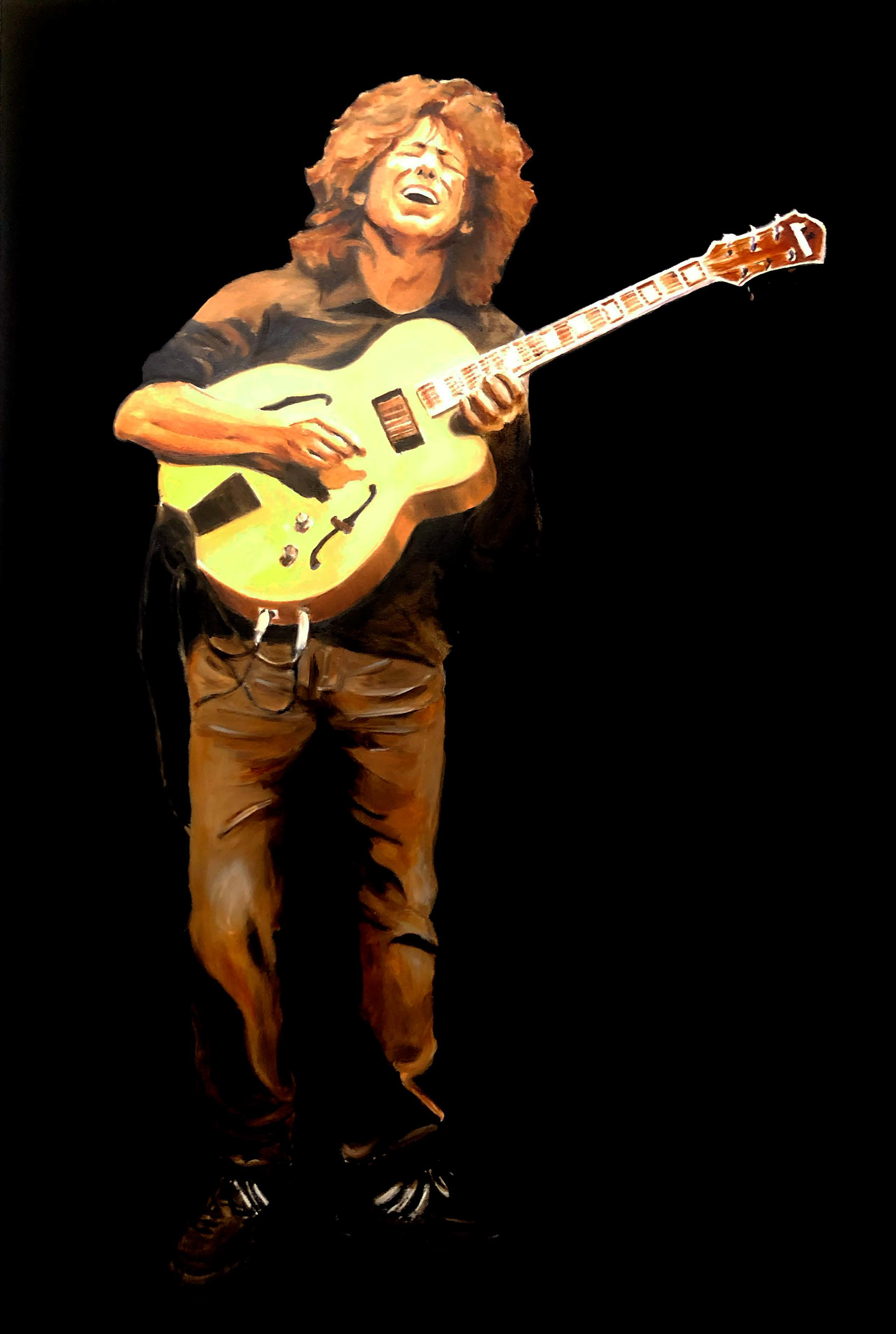 Pat Metheny - Oil on canvas 100x150cm