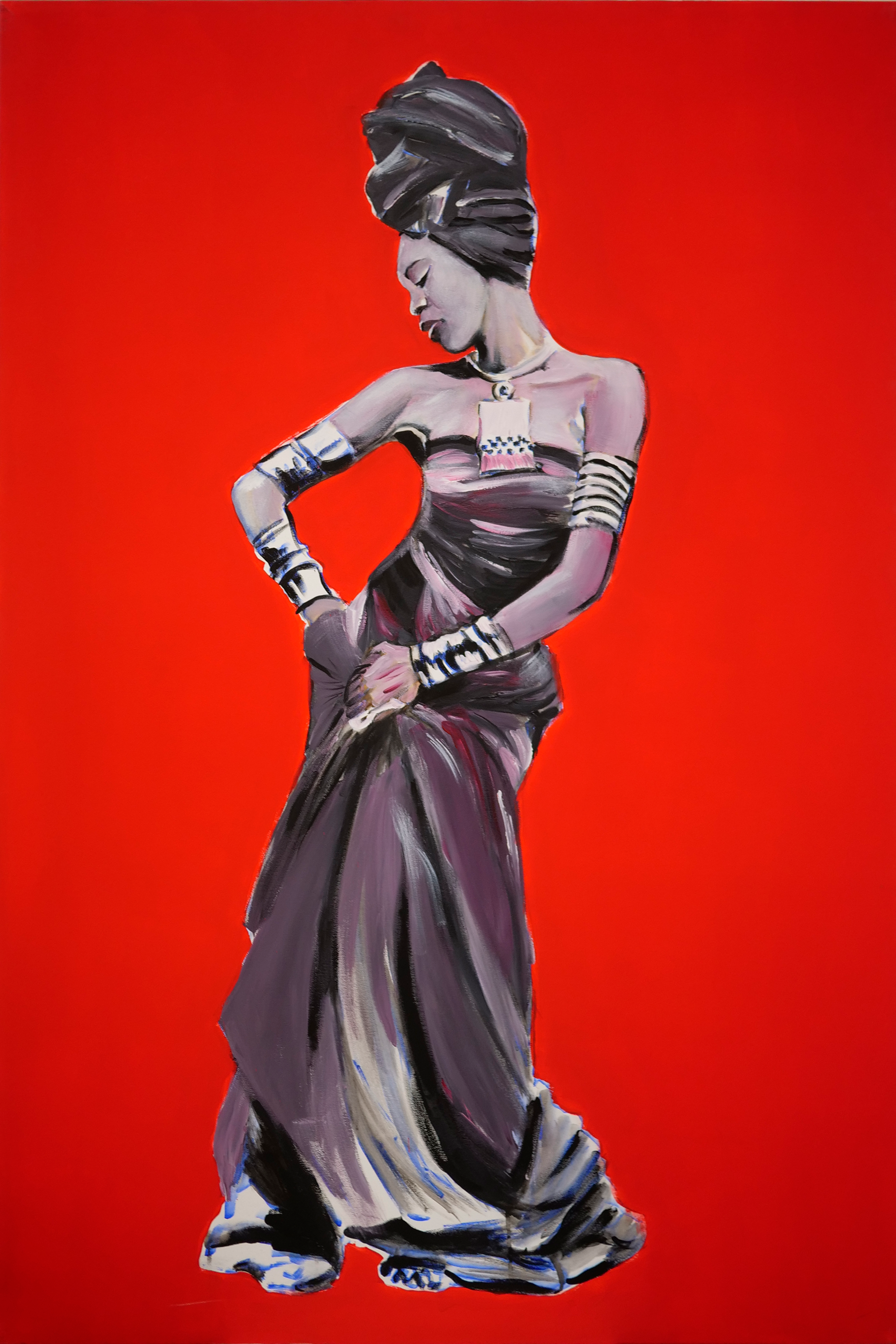 Jazzmeia Horn - Oil on canvas 100x150cm