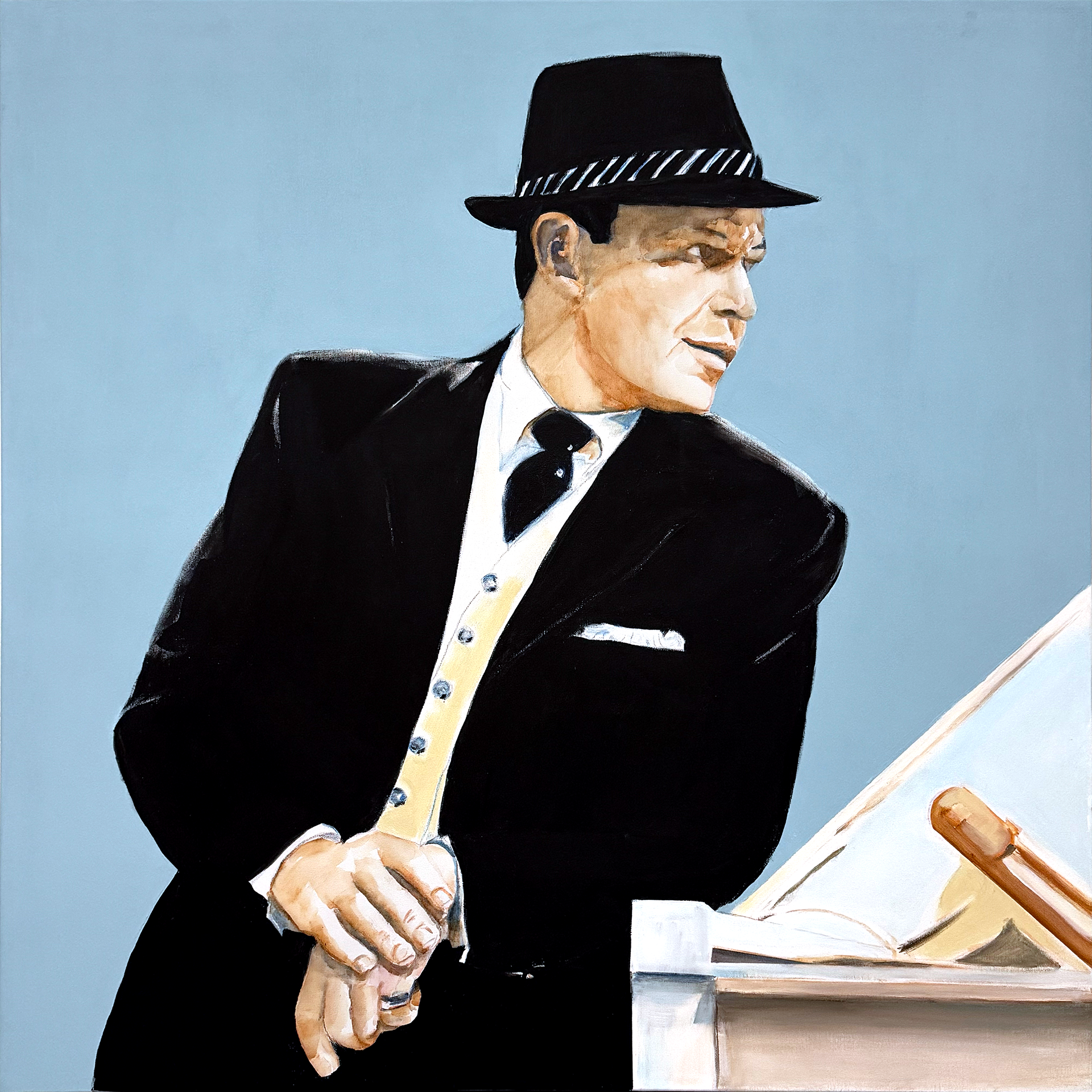 Frank Sinatra - Acrilyc on canvas 100x150cm