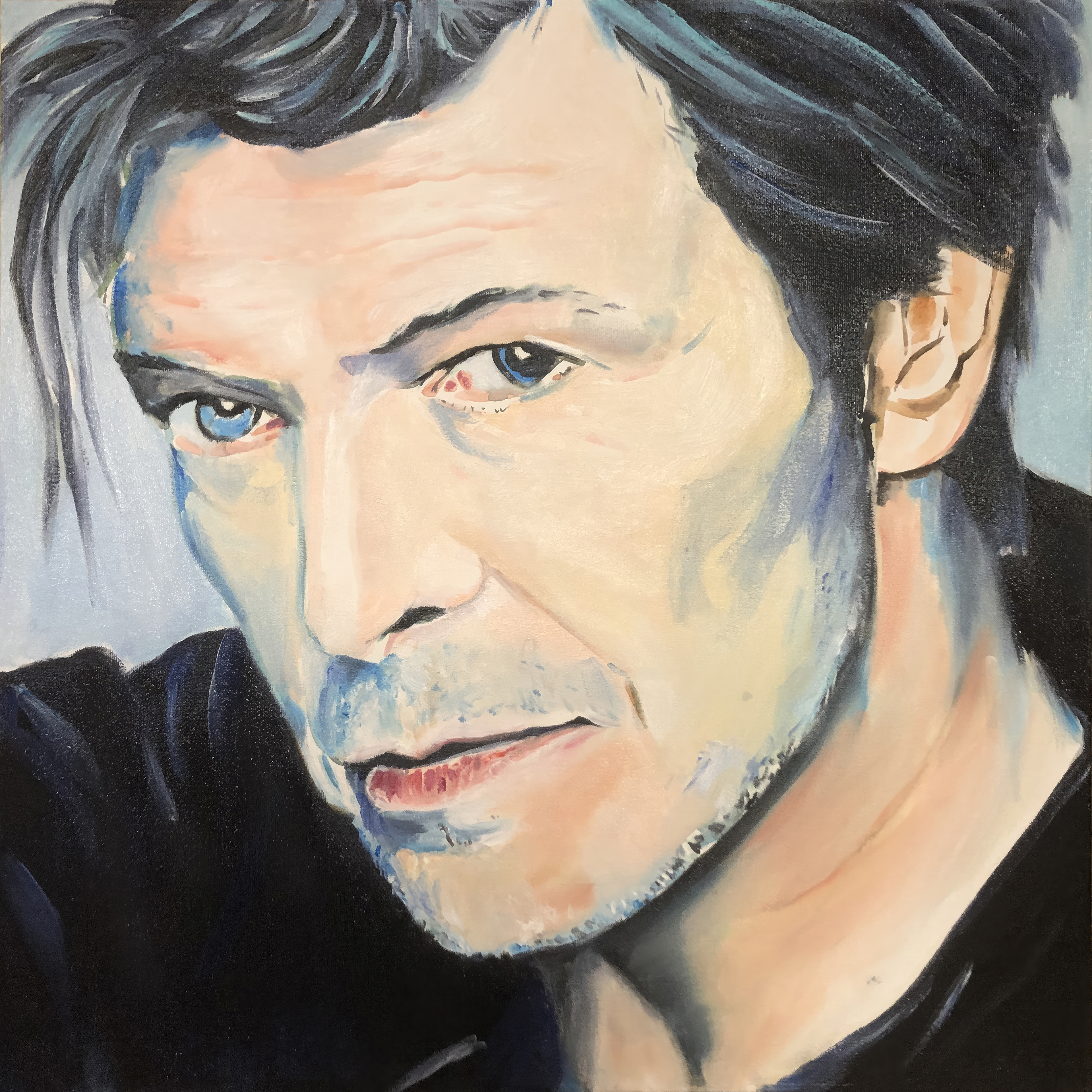 David Bowie - Oil on canvas 60x60cm