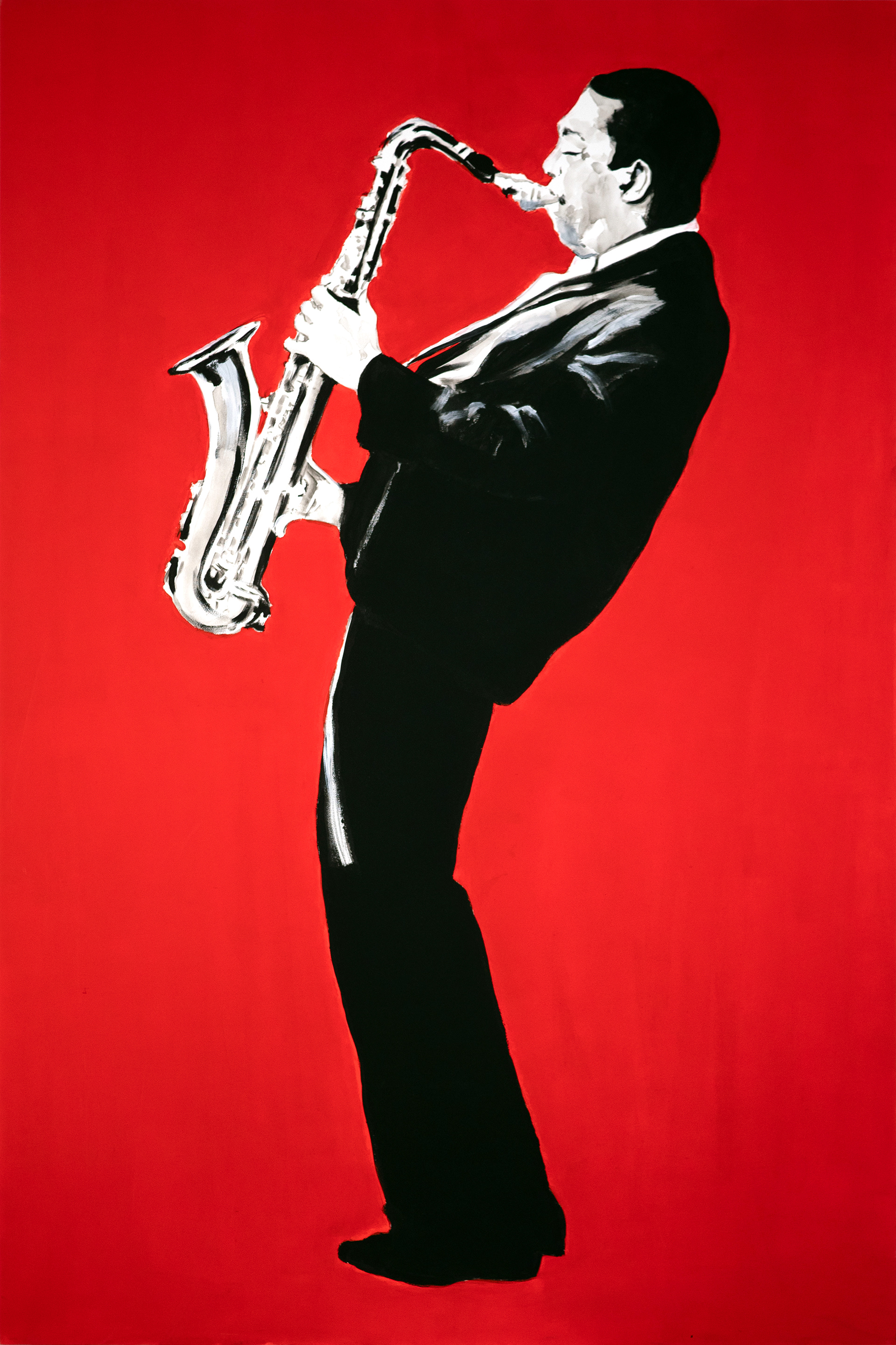 John Coltrane - Acrilyc on canvas 100x150cm