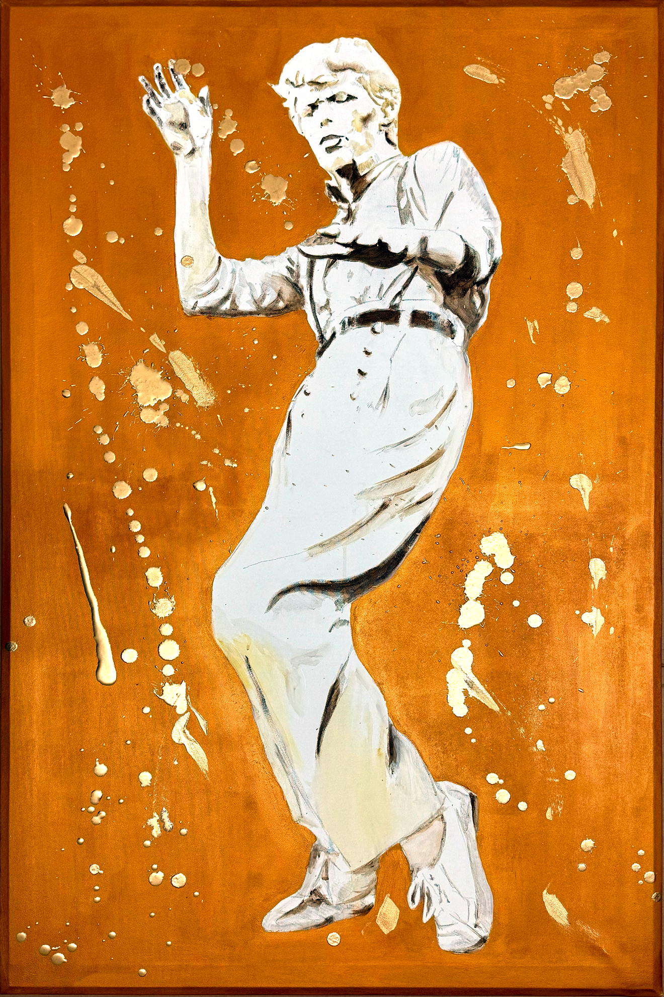 David Bowie Let's dance - Acrilycs on canvas 90x140cm