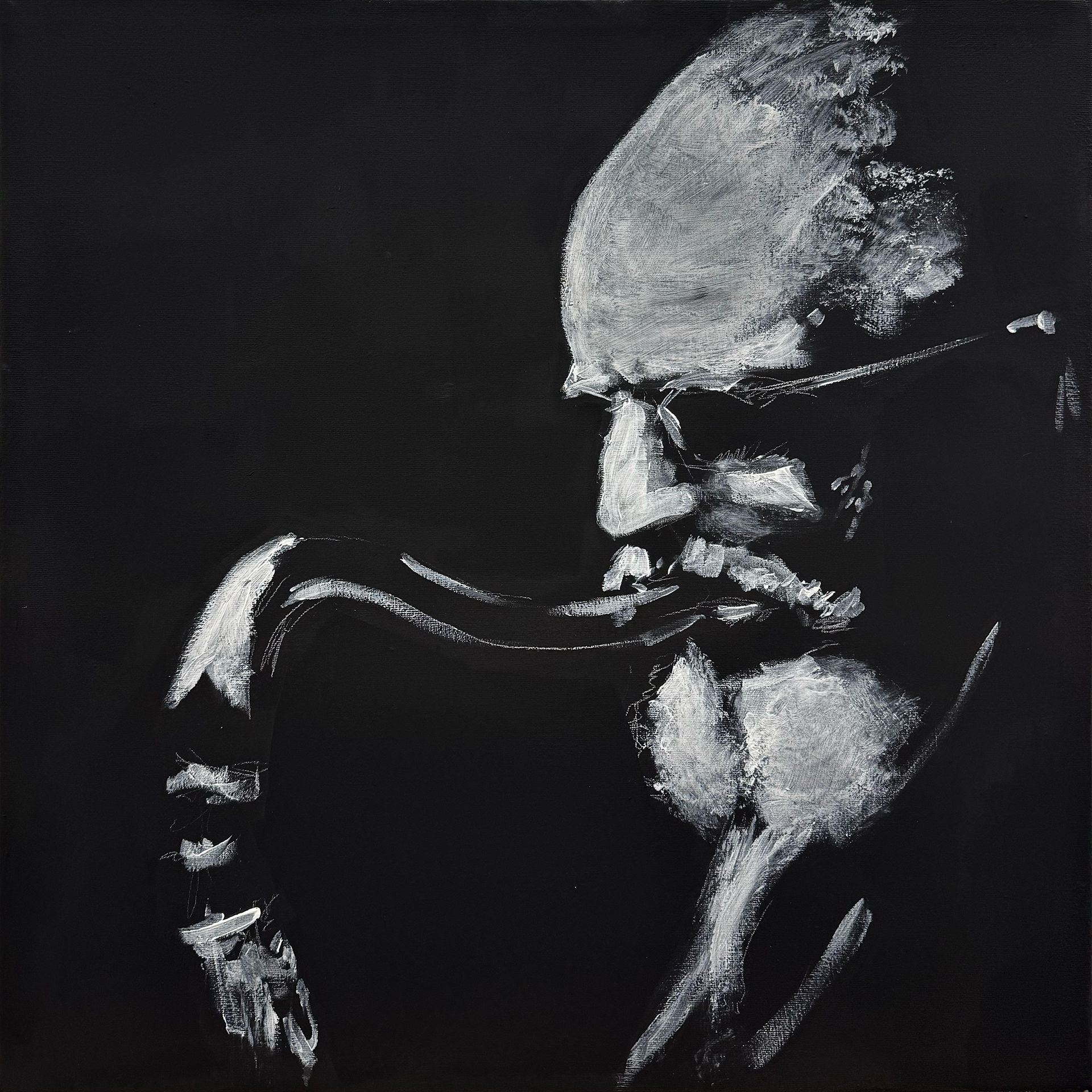 Sonny Rollins Acrilyc on canvas 60x60cm